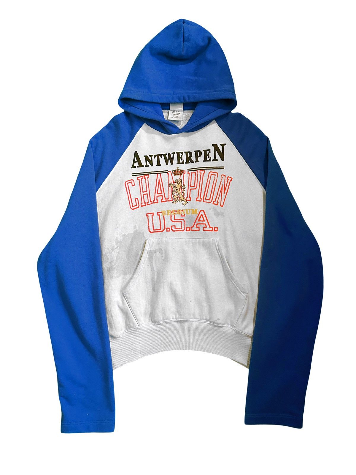 Vetements SS17 Pour Homme Vetements Champion Antwerpen Hoodie