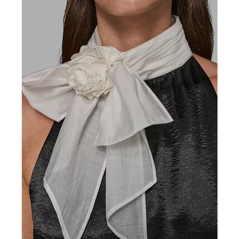 Karl Lagerfeld NWT Karl Lagerfield Paris Satin Dress Top Medium Glam Luxury Size M / US 6-8 / IT 42-44 - 5 Thumbnail
