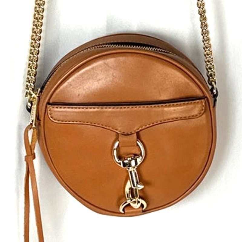 Rebecca Minkoff Vintage Rebecca Minkoff Brown Leather Round Bag w Dust Bag Size ONE SIZE - 12 Thumbnail