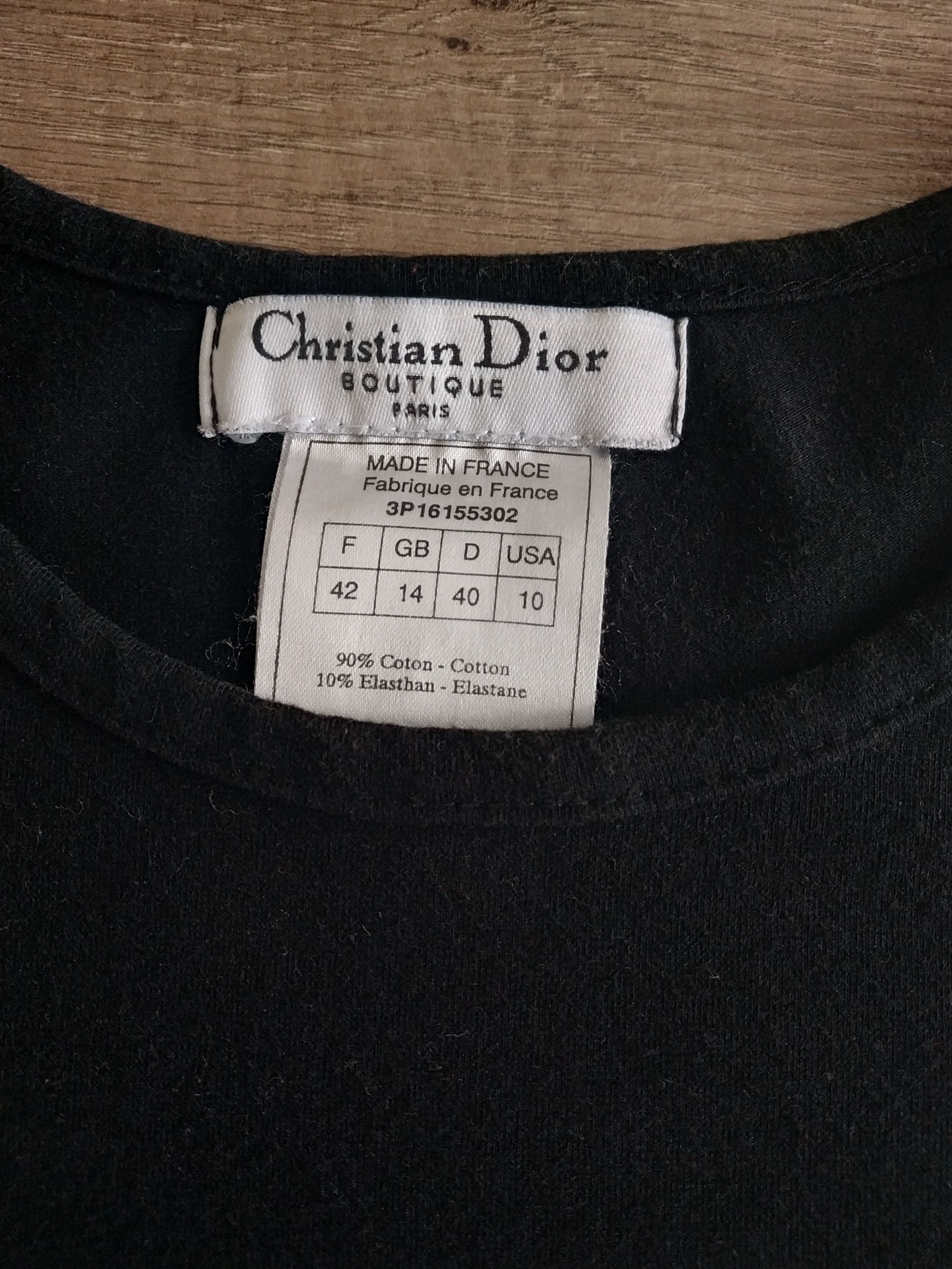 Dior Christian Dior Women's Vintage T-shirt, s. SMALL Size S / US 4 / IT 40 - 8 Thumbnail