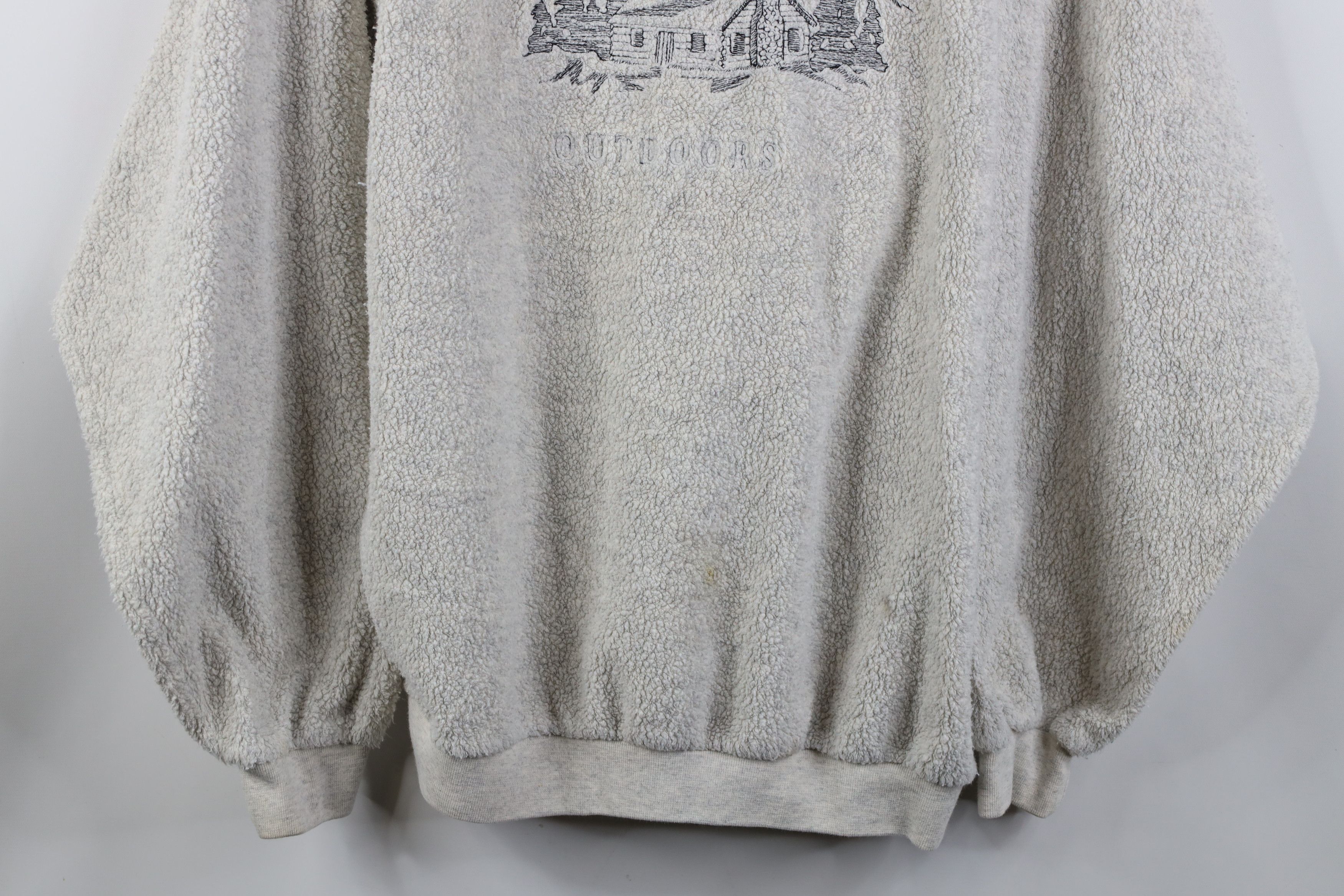 Vintage Vintage 90s Field & Stream Outdoors Fleece Sweatshirt USA Size US XL / EU 56 / 4 - 3 Thumbnail