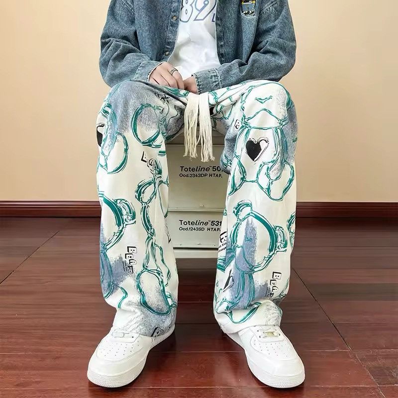 Japanese Brand × Vintage Man Oversized Casual Pants Harajuku Style Wide Leg Straight Size US 30 / EU 46 - 2 Thumbnail