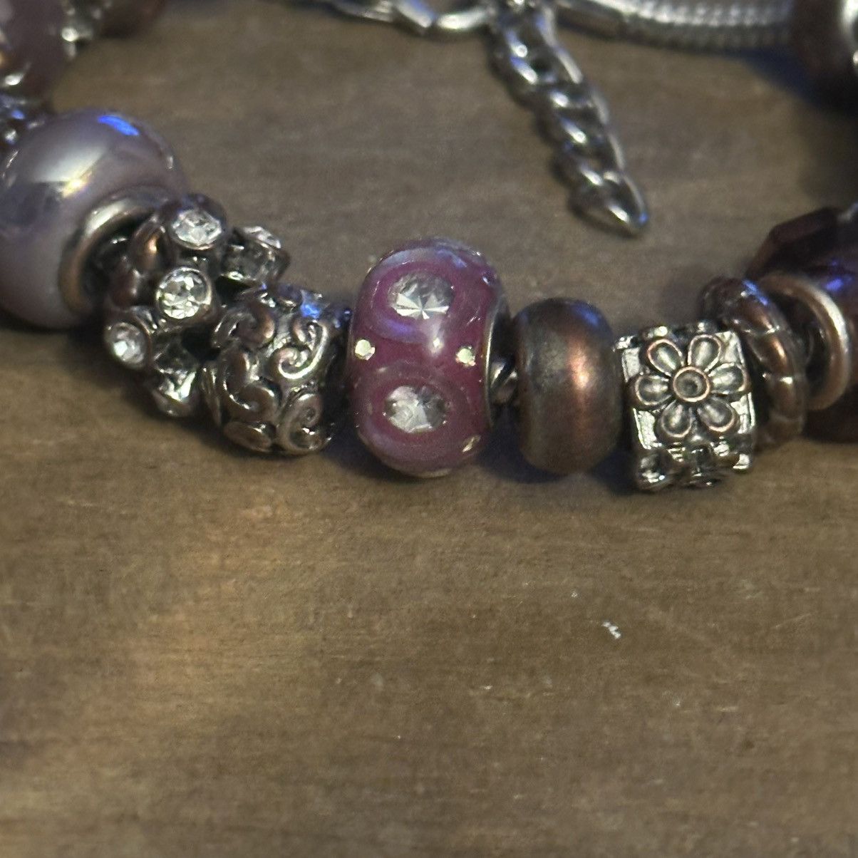 Other Silver tone sliding bead charm bracelet Size ONE SIZE - 4 Thumbnail