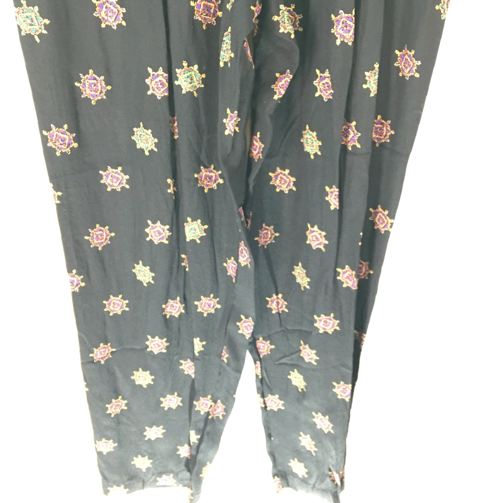 Vintage VINTAGE Fundamental Things Pant Womens Petite 8P Black Pleated Casual 28in Inseam Womens Size 26" / US 2 / IT 38 - 5 Thumbnail