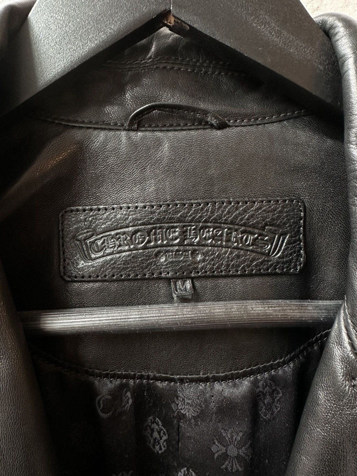 Chrome Hearts CHROME HEARTS 1-1 CUSTOM LEATHER JACKET Size M / US 6-8 / IT 42-44 - 8 Thumbnail