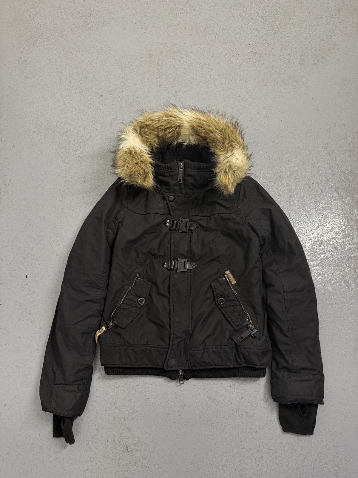 khujo Khujo Double Belted Fur Insulated Jacket Size M / US 6-8 / IT 42-44 - 3 Thumbnail