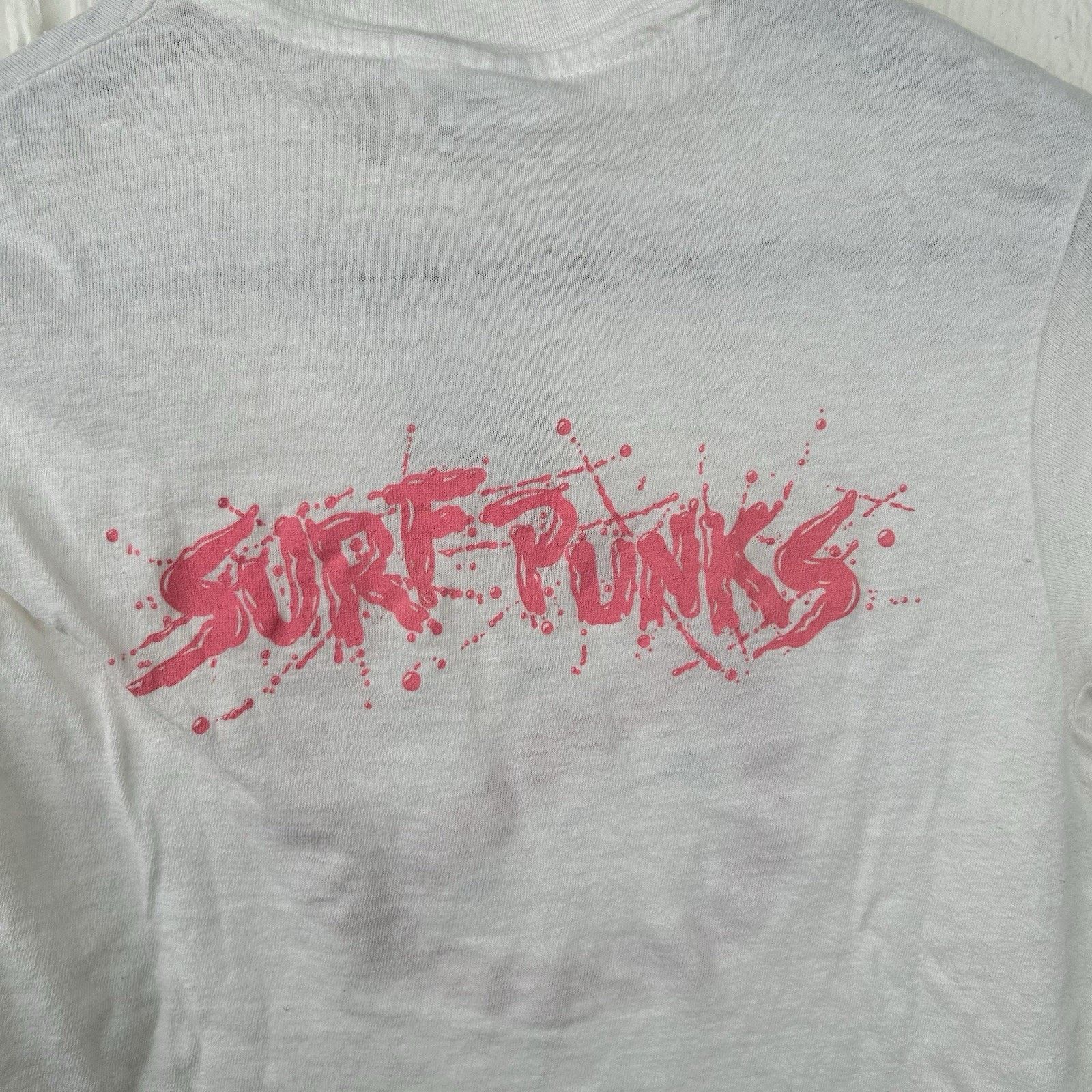 Hanes Rare Surf Punks ‘No Fat Chicks’ Graphic Baby Tee Size Small Size US S / EU 44-46 / 1 - 4 Thumbnail