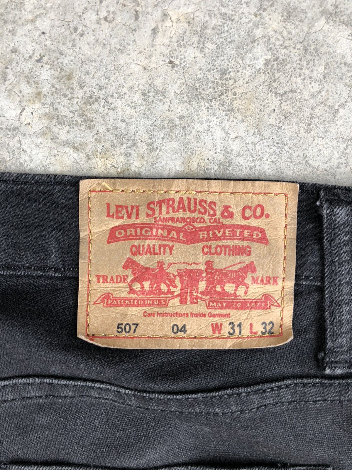 If Six Was Nine Y2k Levi’s Flared Jeans Distressed Denim 507 Size US 32 / EU 48 - 18 Thumbnail