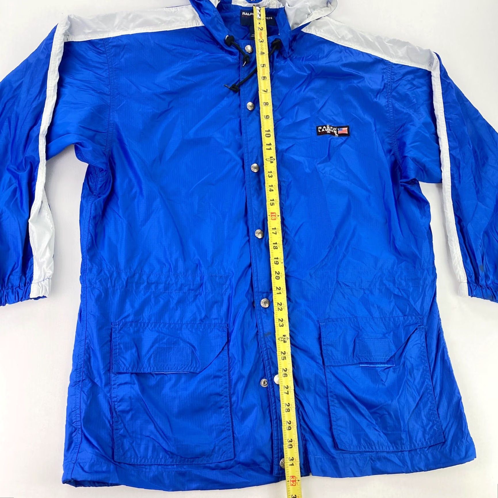 VINTAGE Ralph Lauren Polo Sport Men's Nylon Hooded Rain