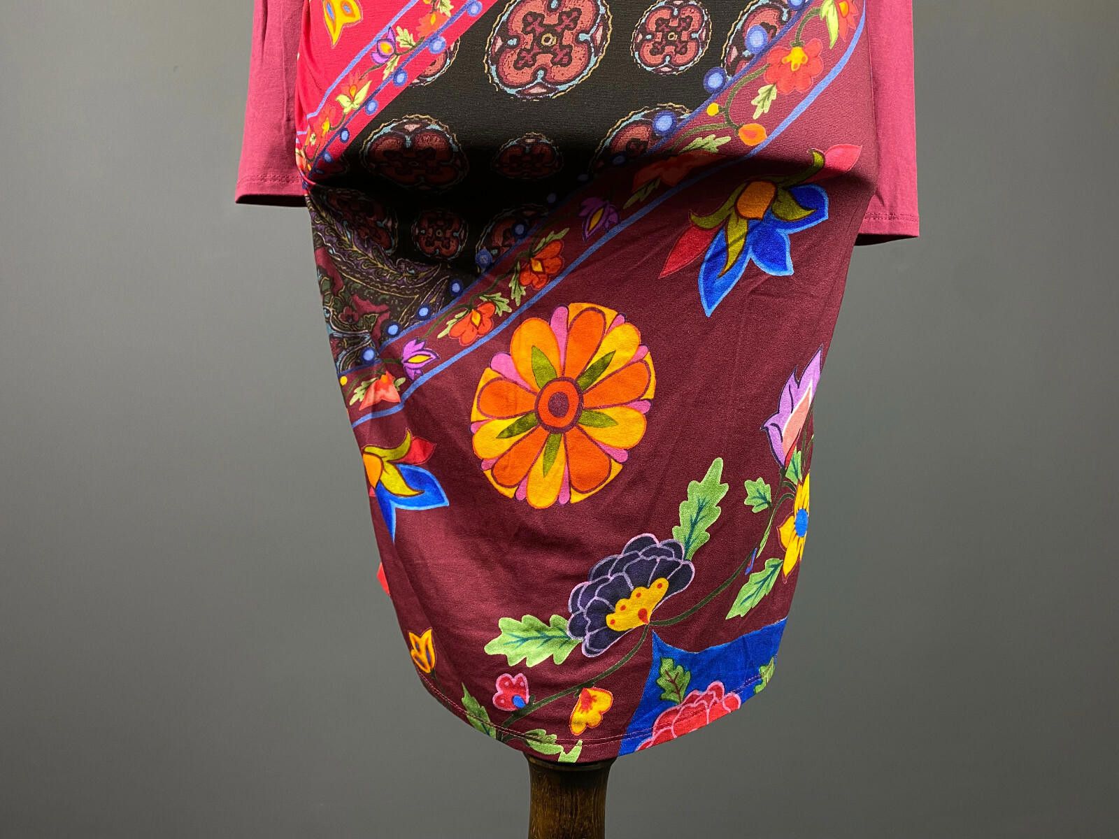 Desigual NWT Desigual Multicolor Floral Bodycon A-Line Dress Size S Size S / US 4 / IT 40 - 3 Thumbnail