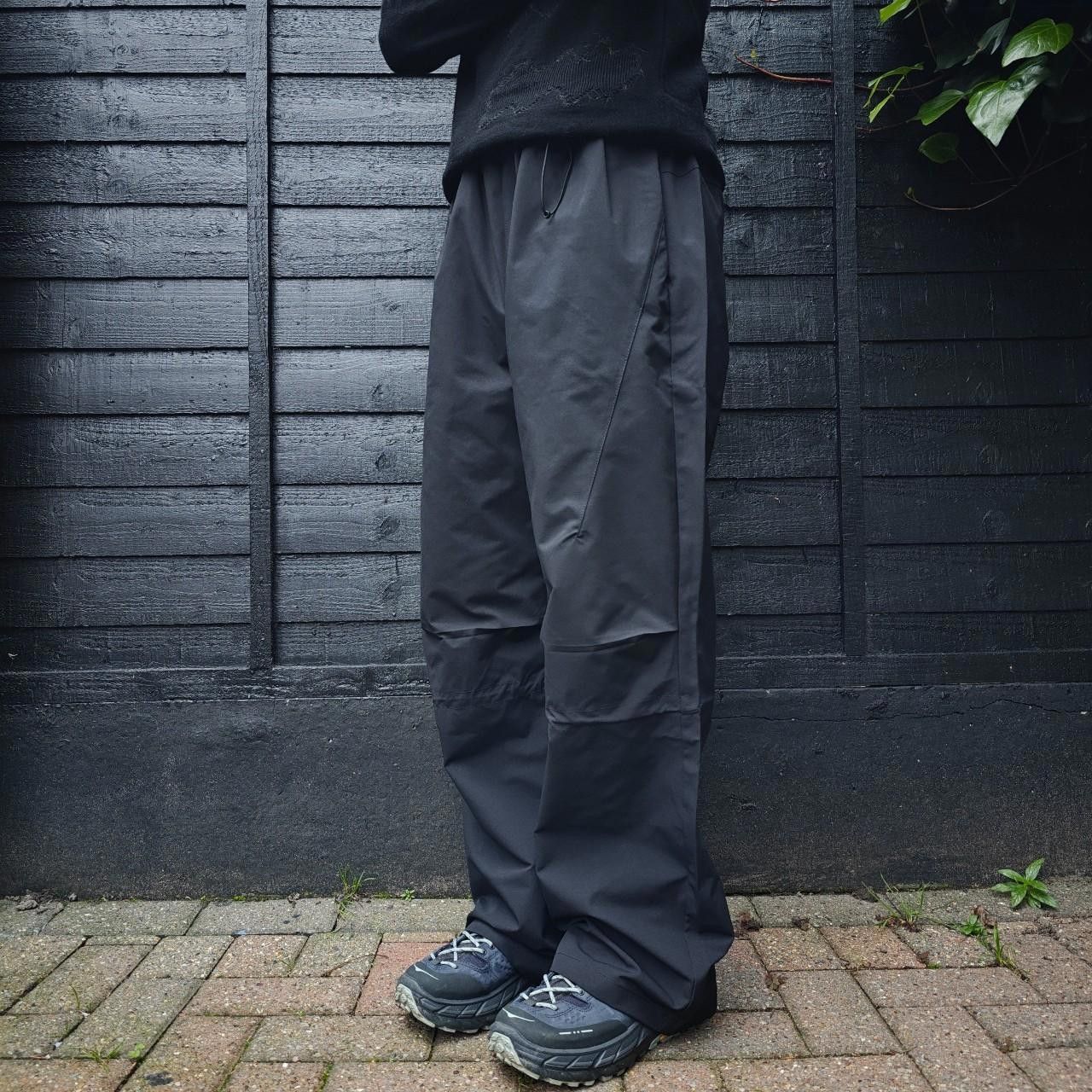 Other Black Technical Wide Leg Parachute Pants Size US 32 / EU 48 - 2 Thumbnail