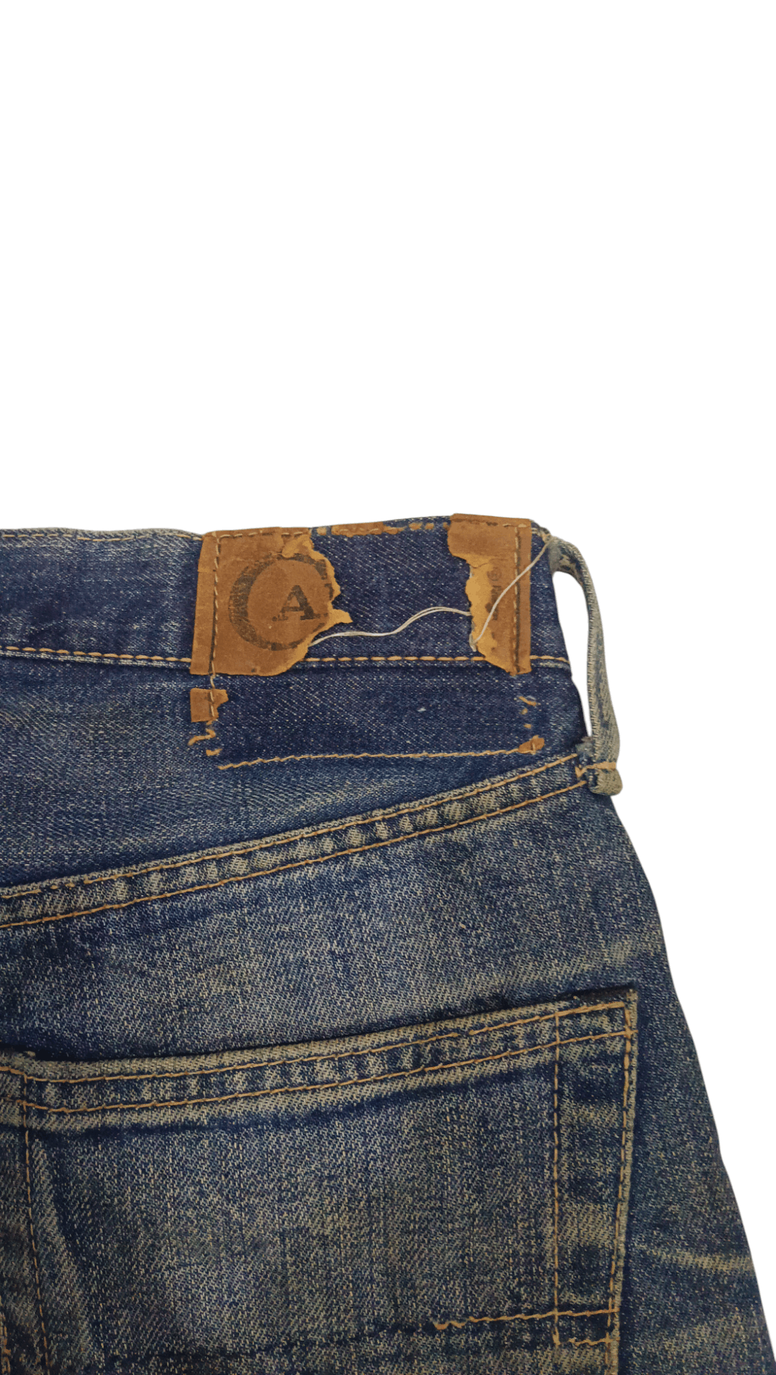 Vintage 80s Canton Genuine Indigo Flare Denim (S 370) w29 Size US 29 - 8 Thumbnail