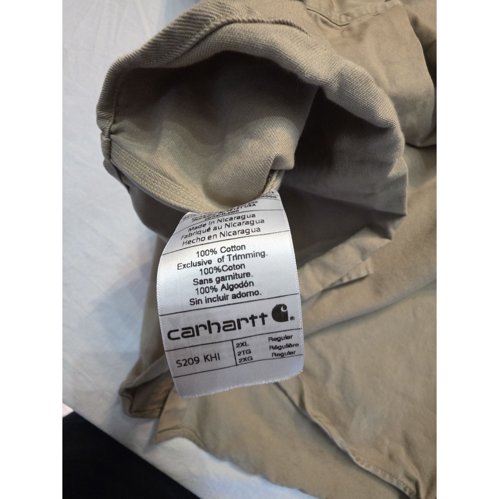 Carhartt Carhartt Pearl Snaps Tan Men's Size 2XL Work Shirt Size US XXL / EU 58 / 5 - 7 Thumbnail