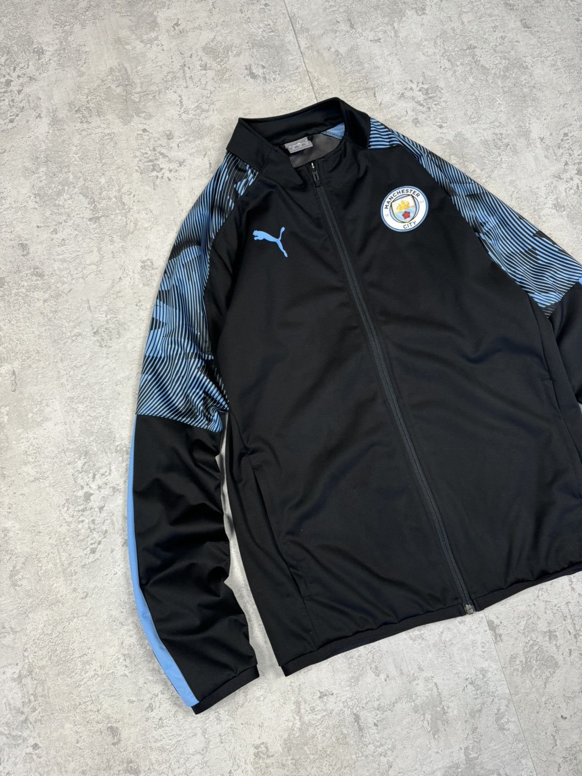 Puma Puma Manchester City Training Jacket Full Zip Black Size M Size US M / EU 48-50 / 2 - 2 Thumbnail