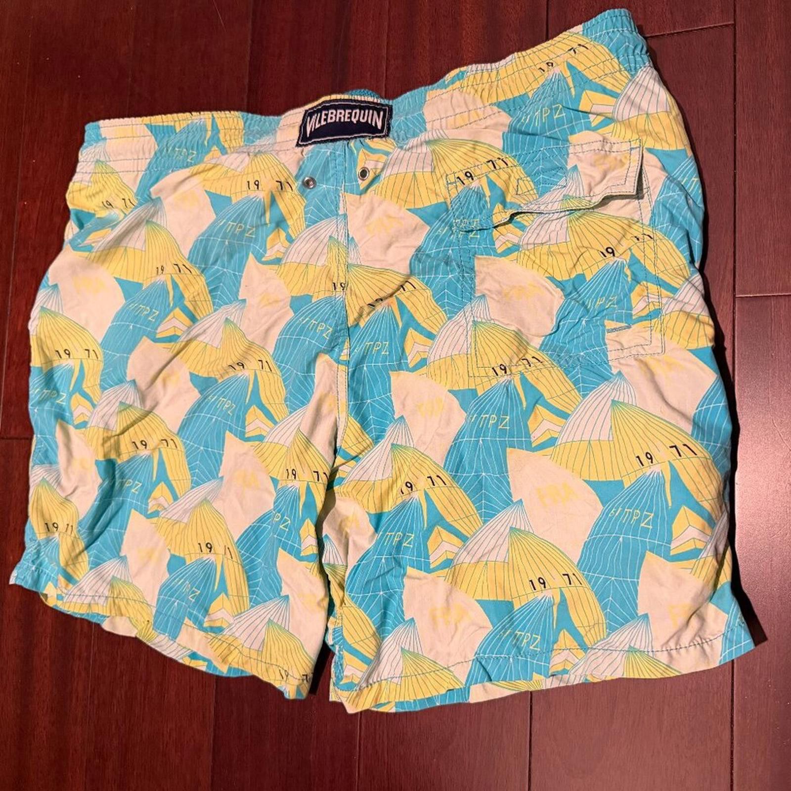 Vilebrequin Vilebrequin Men Swim Shorts Size XL Graphic Print 8/10 Size US 36 / EU 52 - 4 Thumbnail