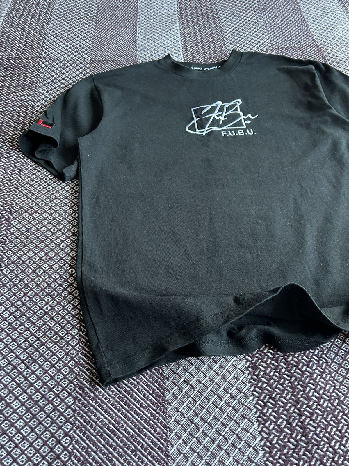 Fubu × Vintage Vintage Fubu Embroidered Big Logo T-shirt Rap Style Size S-M Size US M / EU 48-50 / 2 - 3 Thumbnail