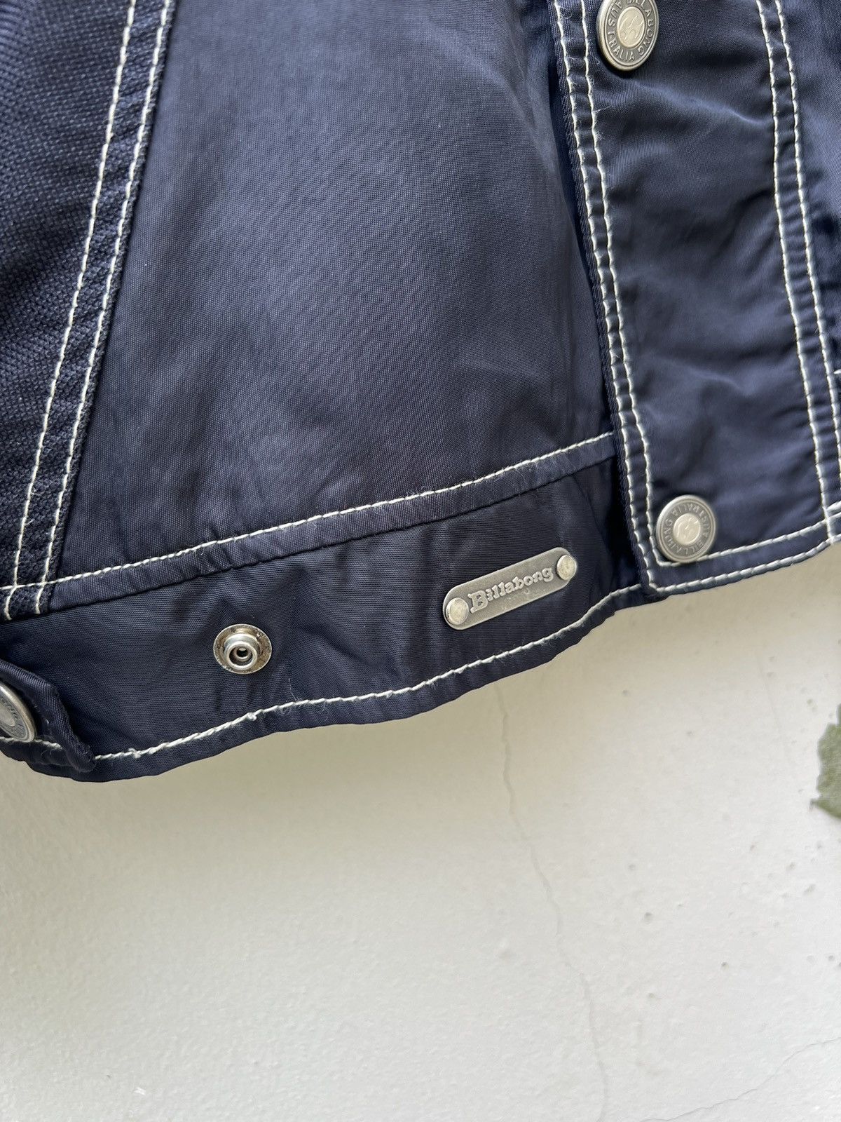 Billabong × Vintage Vintage 90s Billabong Hybrid Bomber Lined Jacket Size US M / EU 48-50 / 2 - 11 Thumbnail
