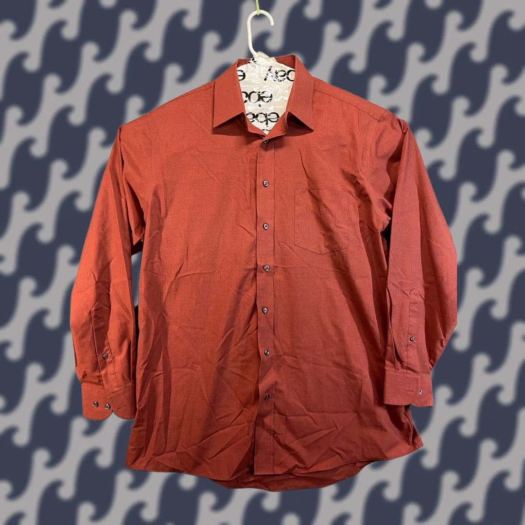 stafford mens dress shirts NWT NIB Vintage Mens Dress Shirt 15.5 32/33 Long Sleeve Yellow Stafford