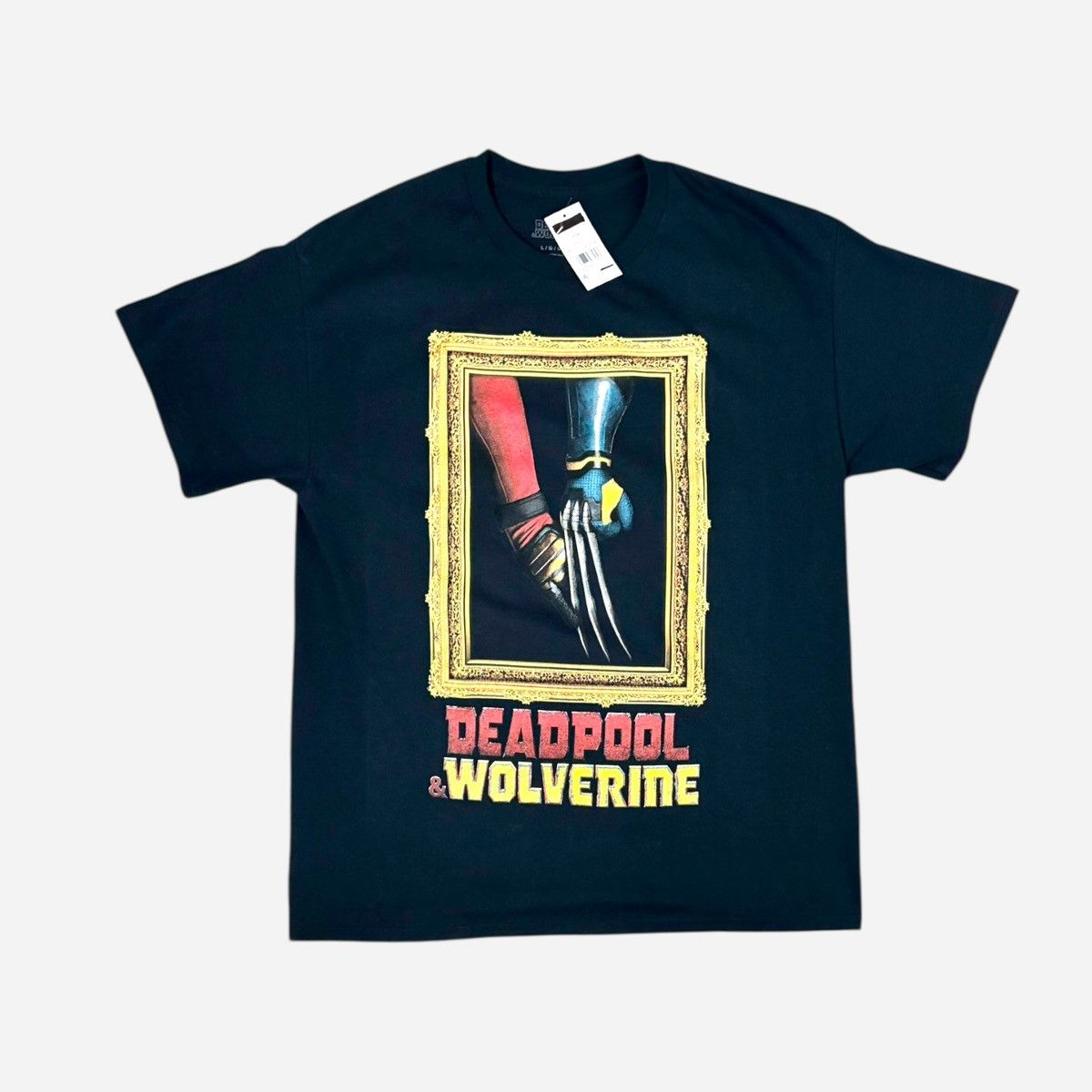Marvel Comics Marvel Studios Men’s Black Deadpool Graphic T-Shirt Sz L Size US L / EU 52-54 / 3 - 3 Thumbnail