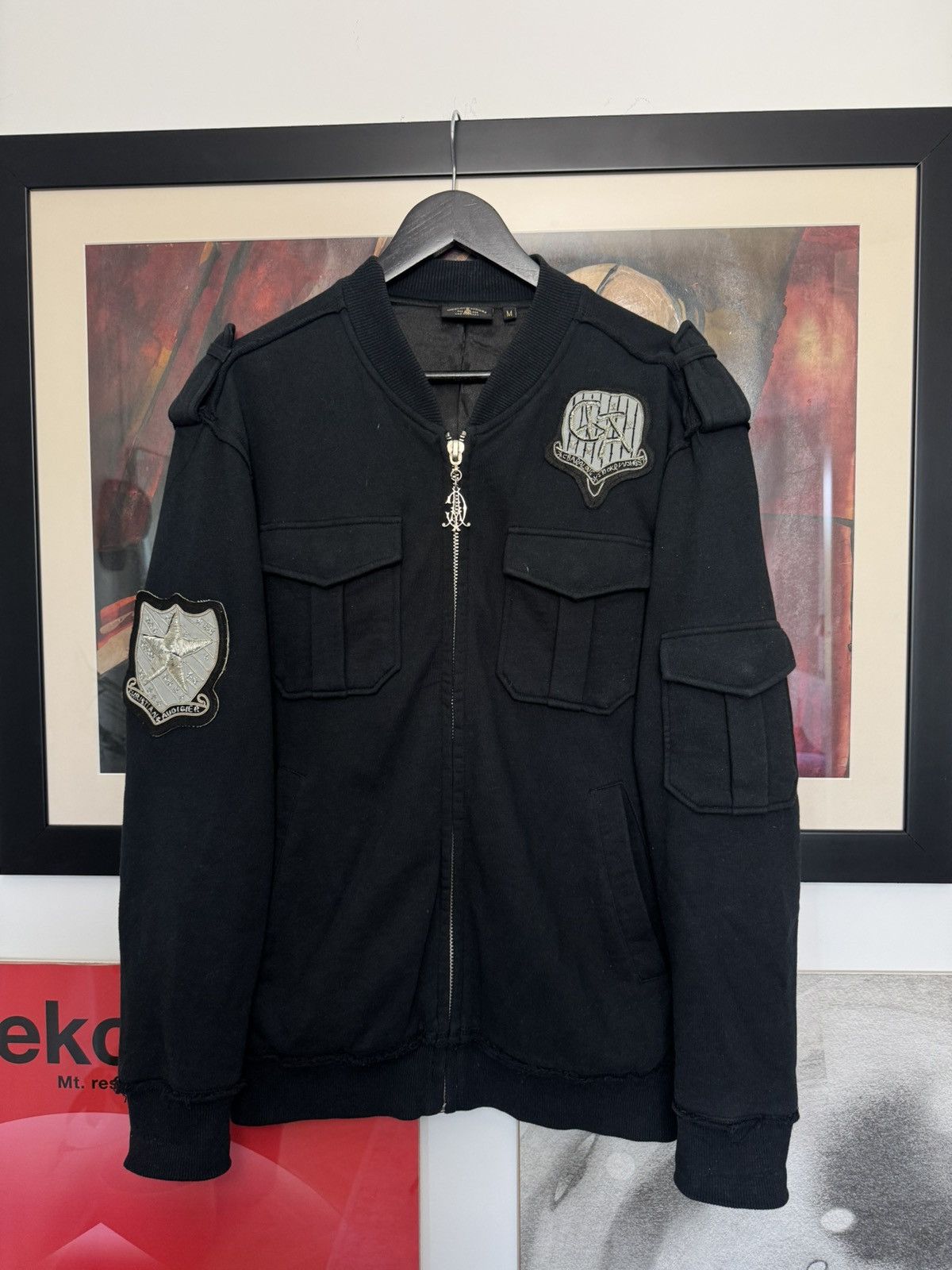 Christian Audigier Vintage Y2k Ed Hardy Christian Audigier Zip Track Top Star Size US M / EU 48-50 / 2 - 1 Thumbnail