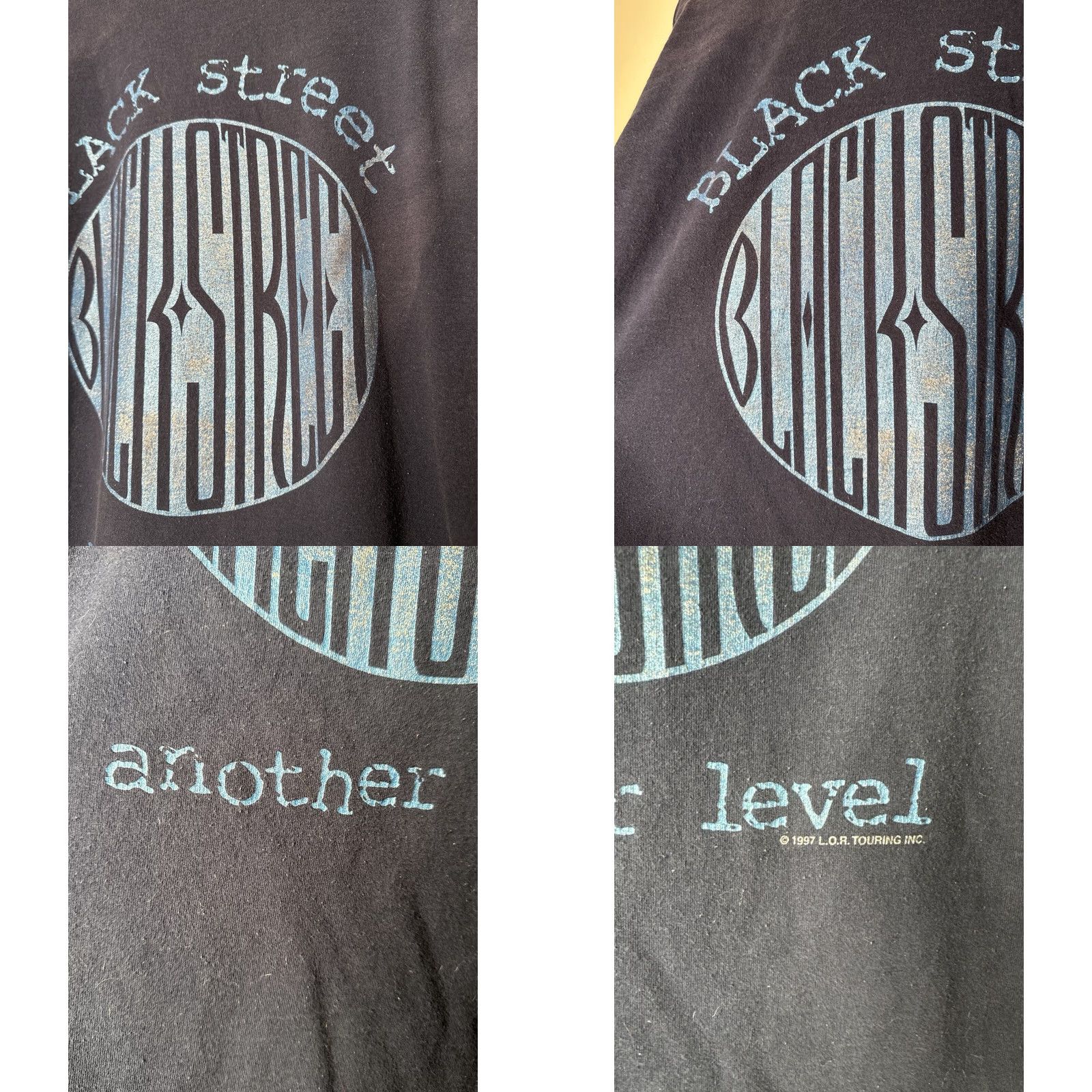 Fruit Of The Loom VINTAGE Fruit of the Loom 90s Blackstreet No Diggity Another Level R&B Band T Shirt USA XL Mens Size US XL / EU 56 / 4 - 8 Thumbnail
