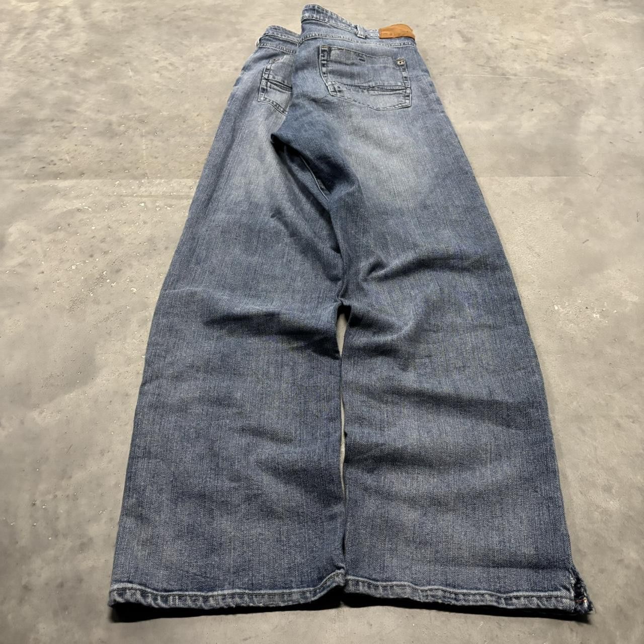 Japanese Brand Crazy Vintage Y2K/2000s Grunge Distressed Denim Jeans Size US 36 / EU 52 - 4 Thumbnail