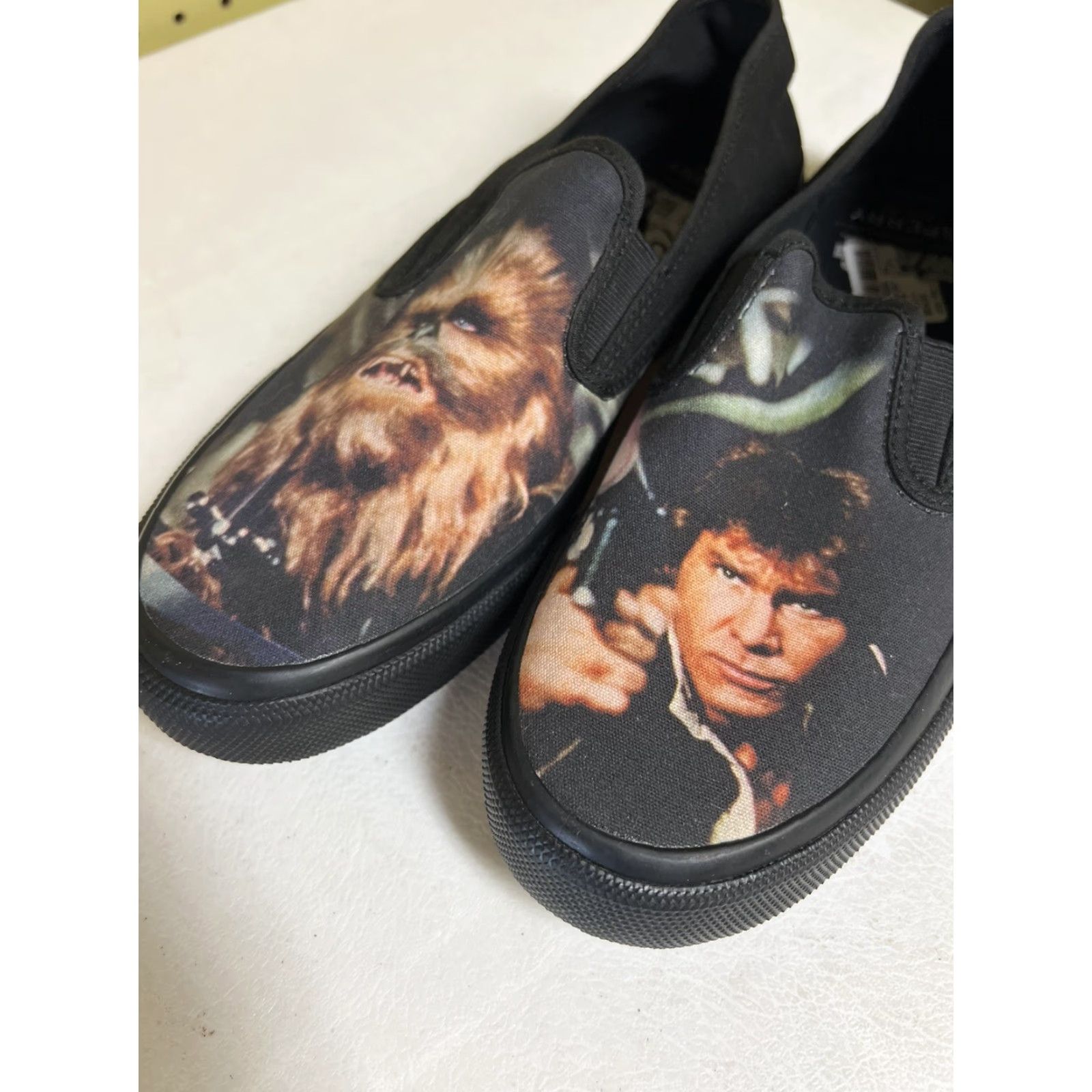 Sperry Star Wars Sperry Slip On Sneakers Chewie Han Solo Brand New Mens 10 Black Synthetic Casual Sneaker Stars Theme Spin: Vintage No Size US 10 / EU 43 - 2 Thumbnail