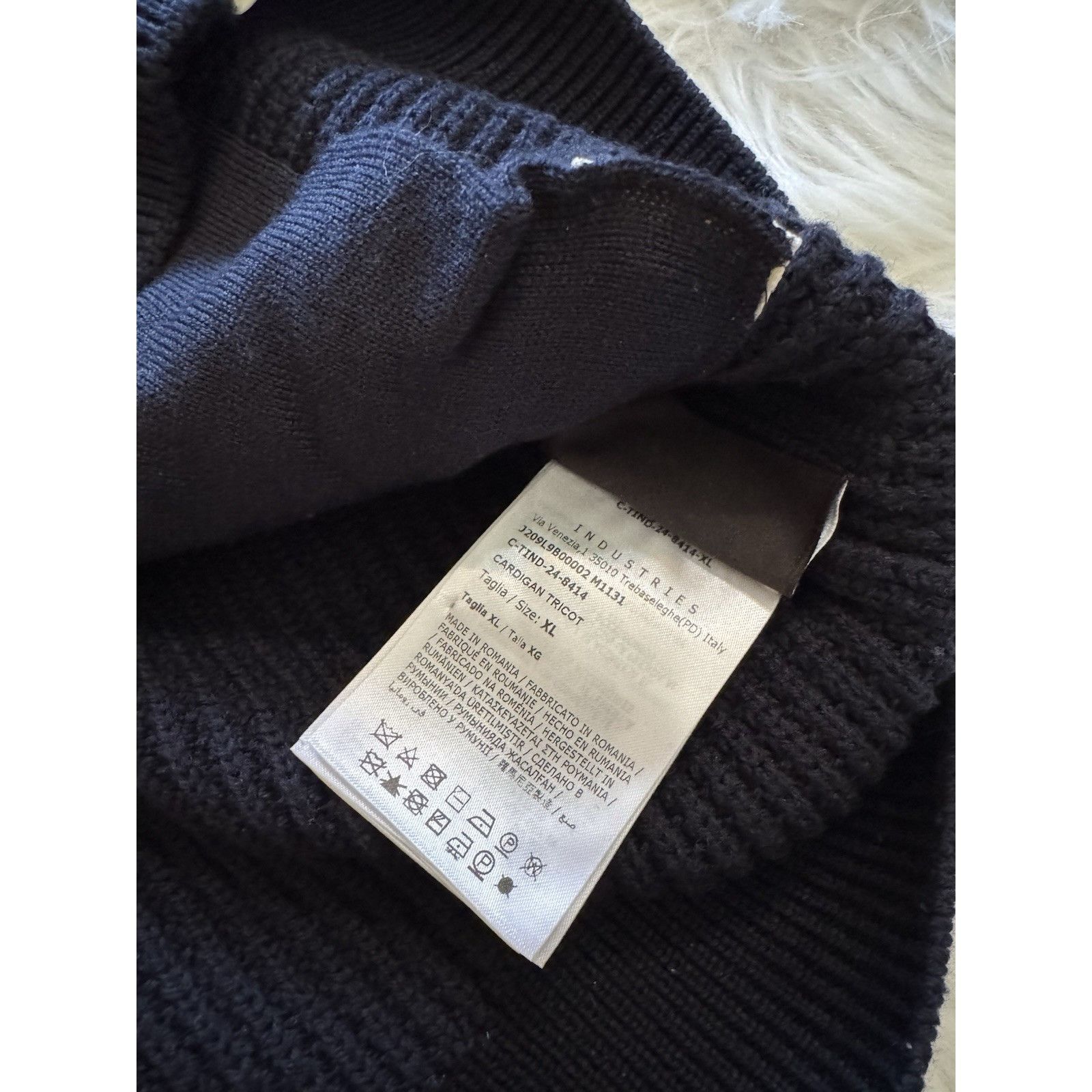 Moncler × Palm Angels Moncler x Palm Angels Ribbed Track Jacket Full Zip Navy Blue Size US XL / EU 56 / 4 - 7 Thumbnail