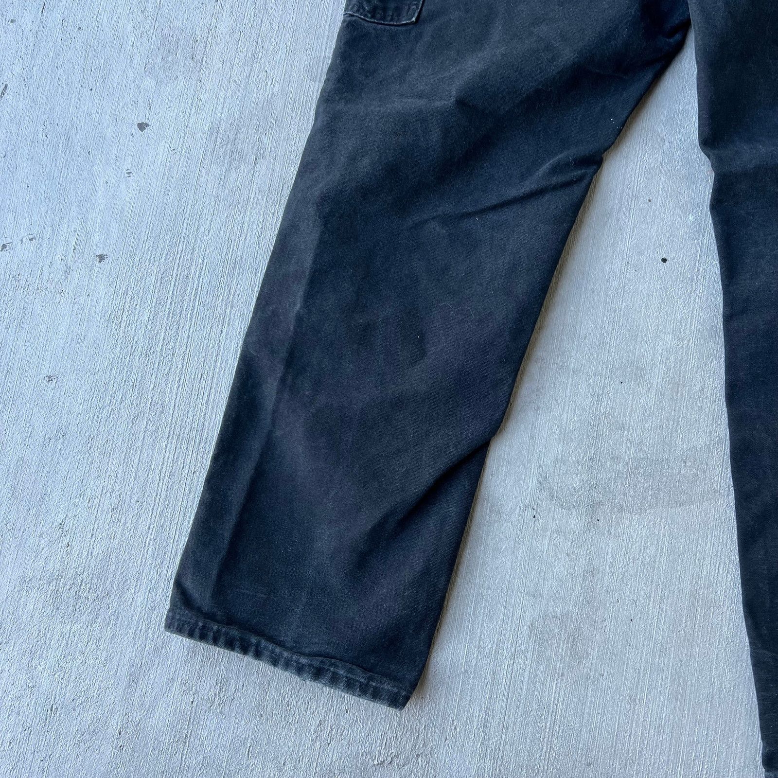 Carhartt × Vintage Carhartt faded black double knee work wear carpenter pants Size US 30 / EU 46 - 9 Thumbnail