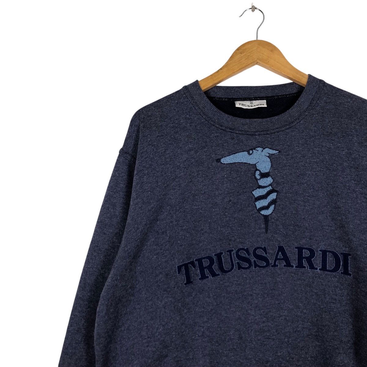 Designer × Trussardi × Vintage Vintage Trussardi Sweatshirt 90s Collection Designer Medium Size US M / EU 48-50 / 2 - 6 Thumbnail