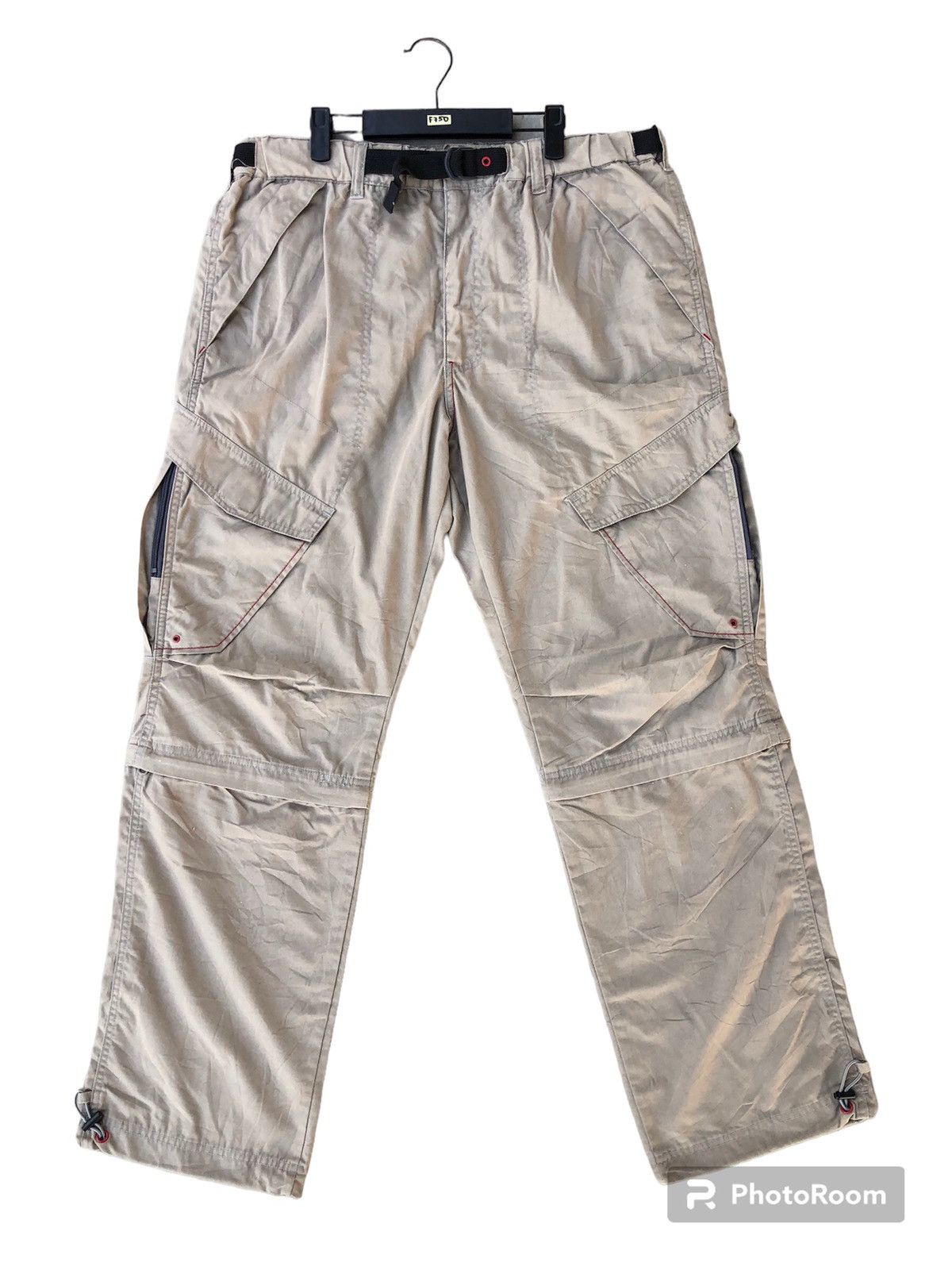 Designer Japanese Brand Cargo Pants 8 Pocket Free Style Size US 34 / EU 50 - 3 Thumbnail