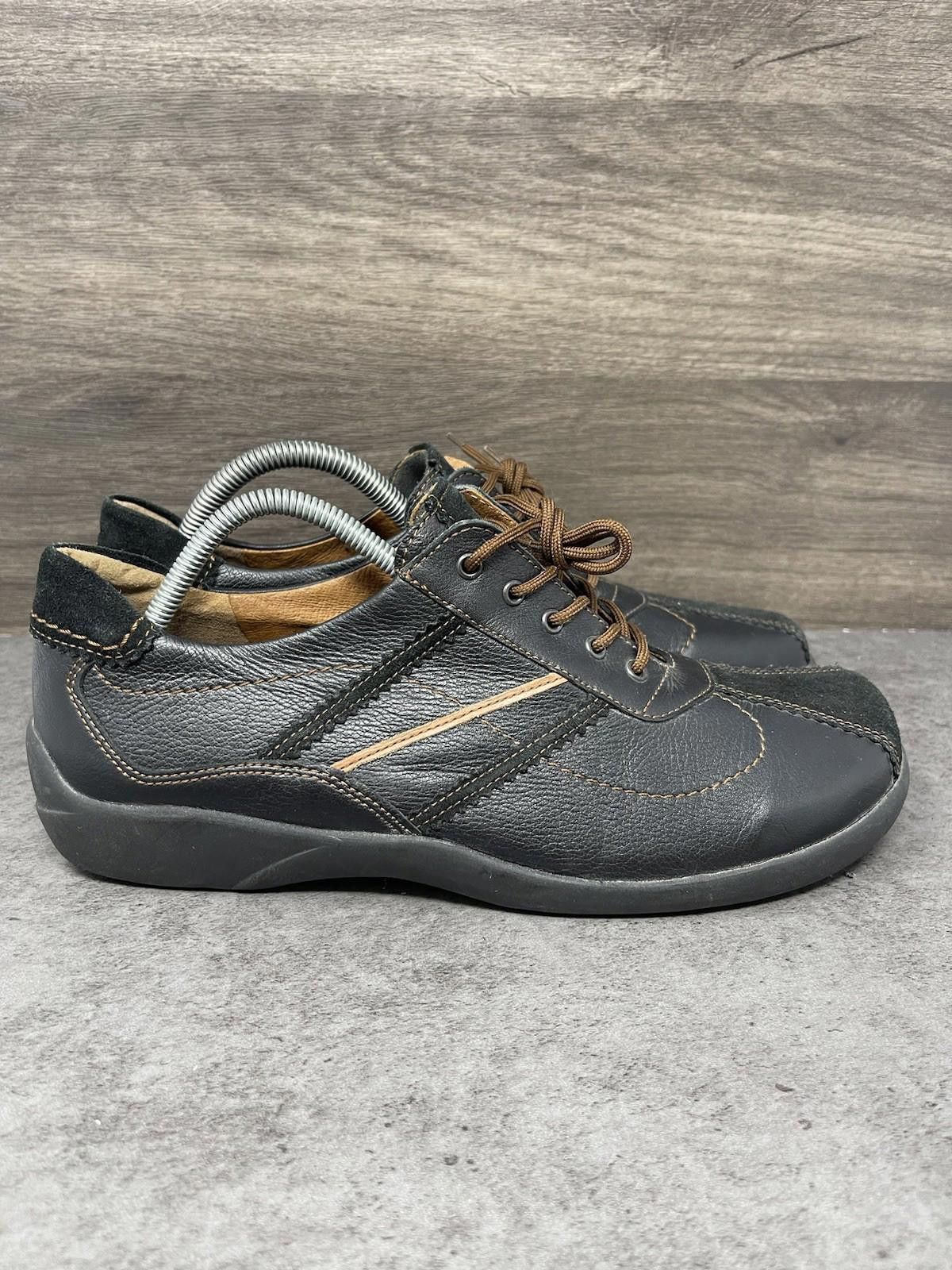 Other Theresia M Shoes Womens Size 6.5 Black Leather Size US 6.5 / IT 36.5 - 5 Thumbnail
