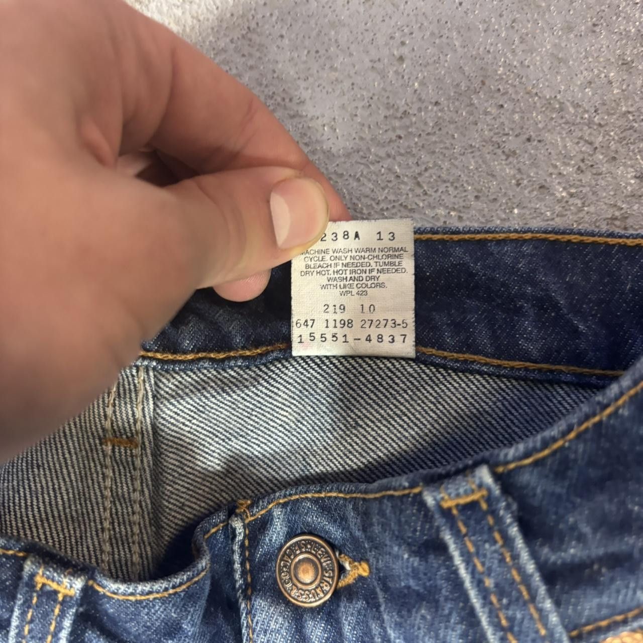Japanese Brand × Levi's × Vintage Vintage y2k 90s Levi's bleached jeans Size US 30 / EU 46 - 4 Thumbnail