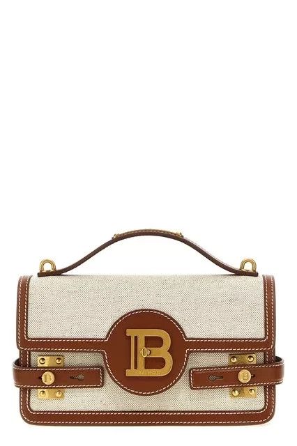 Balmain BALMAIN B-buzz 24 Brown Leather Shoulder Bag New Size ONE SIZE - 1 Thumbnail