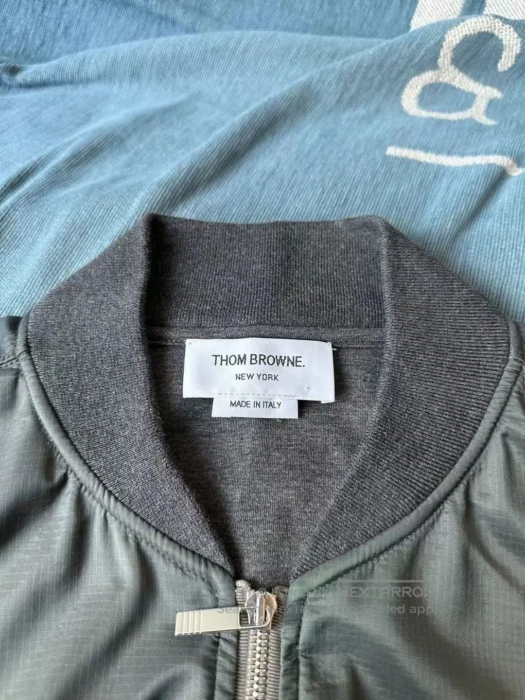 Thom Browne Thom Browne Dark Gray Bomber Jacket. Size US S / EU 44-46 / 1 - 3 Thumbnail