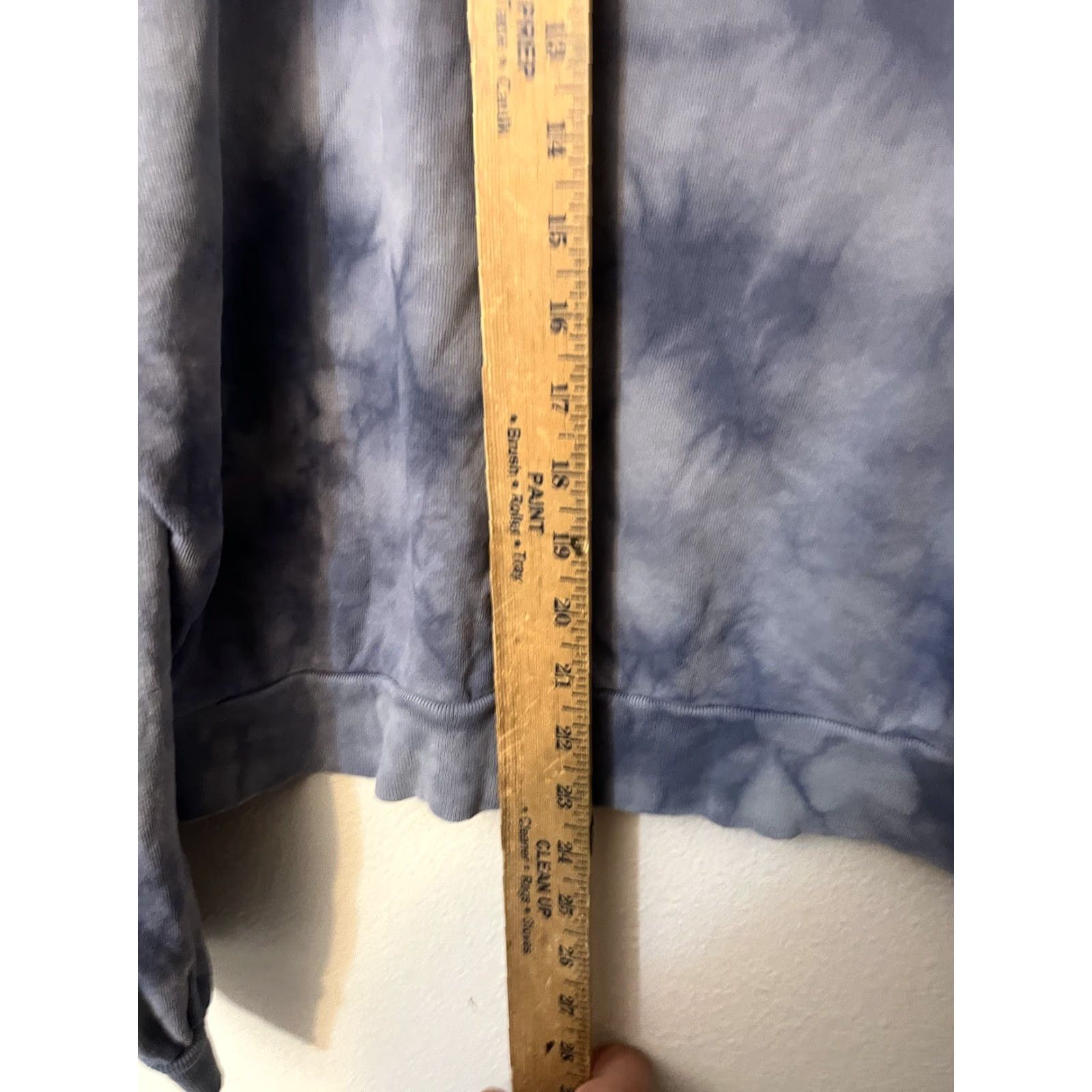 Gap Gap Sweatshirt Top Womens L Blue Tie Dye Cropped Crew Neck Pullover Long Sleeve Casual Travel 90s? (no) Size L / US 10 / IT 46 - 4 Thumbnail