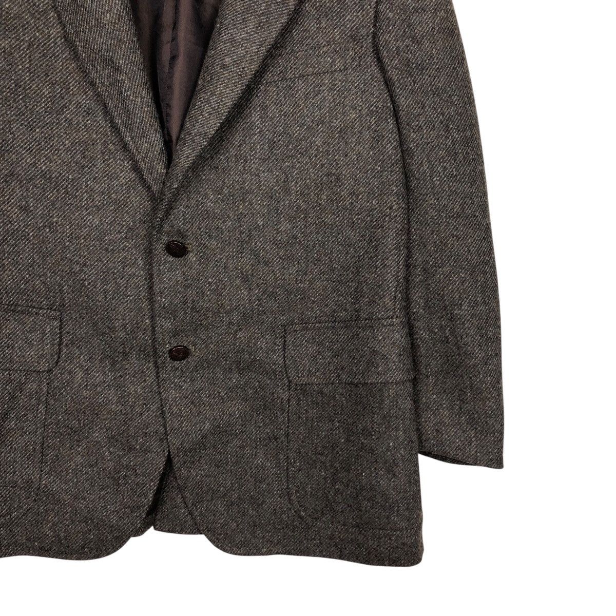 Burberry 📌Vintage Wool Jacket Herringbone Double Breast Burberrys Size US M / EU 48-50 / 2 - 5 Thumbnail