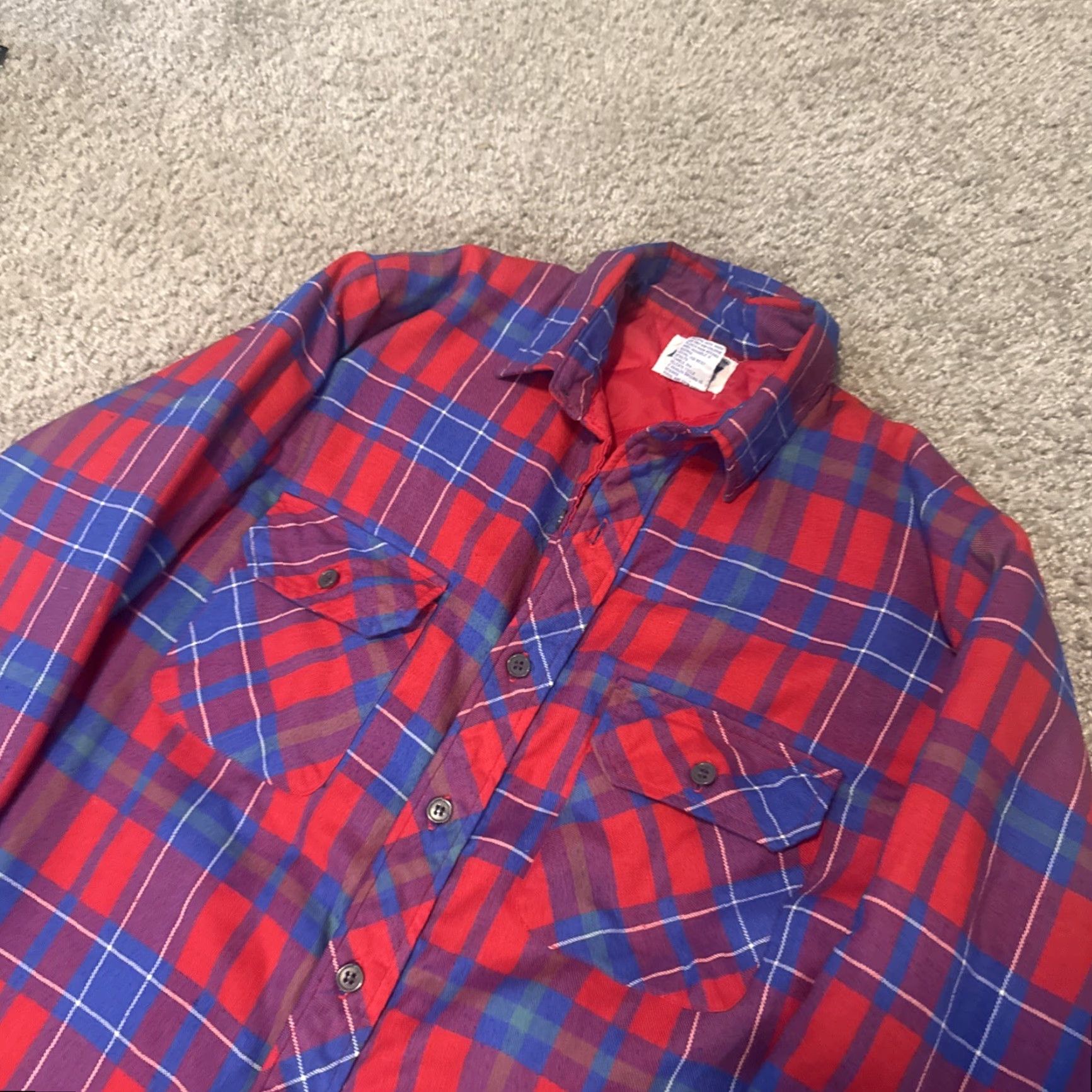 Dickies VINTAGE Dickies Workwear Shirt Plaid Button-Up Flannel Blue Red M Mens Long Sleeve Size US M / EU 48-50 / 2 - 4 Thumbnail