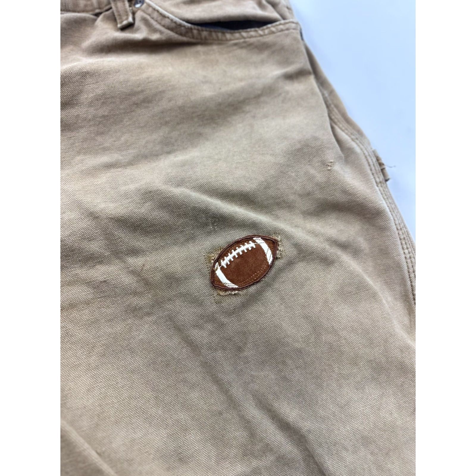 Dickies VINTAGE Dickies Pants Men’s 40 x 30 Carpenter Workwear Brown Beige Duck Utility Patch Pockets Size US 40 / EU 56 - 5 Thumbnail