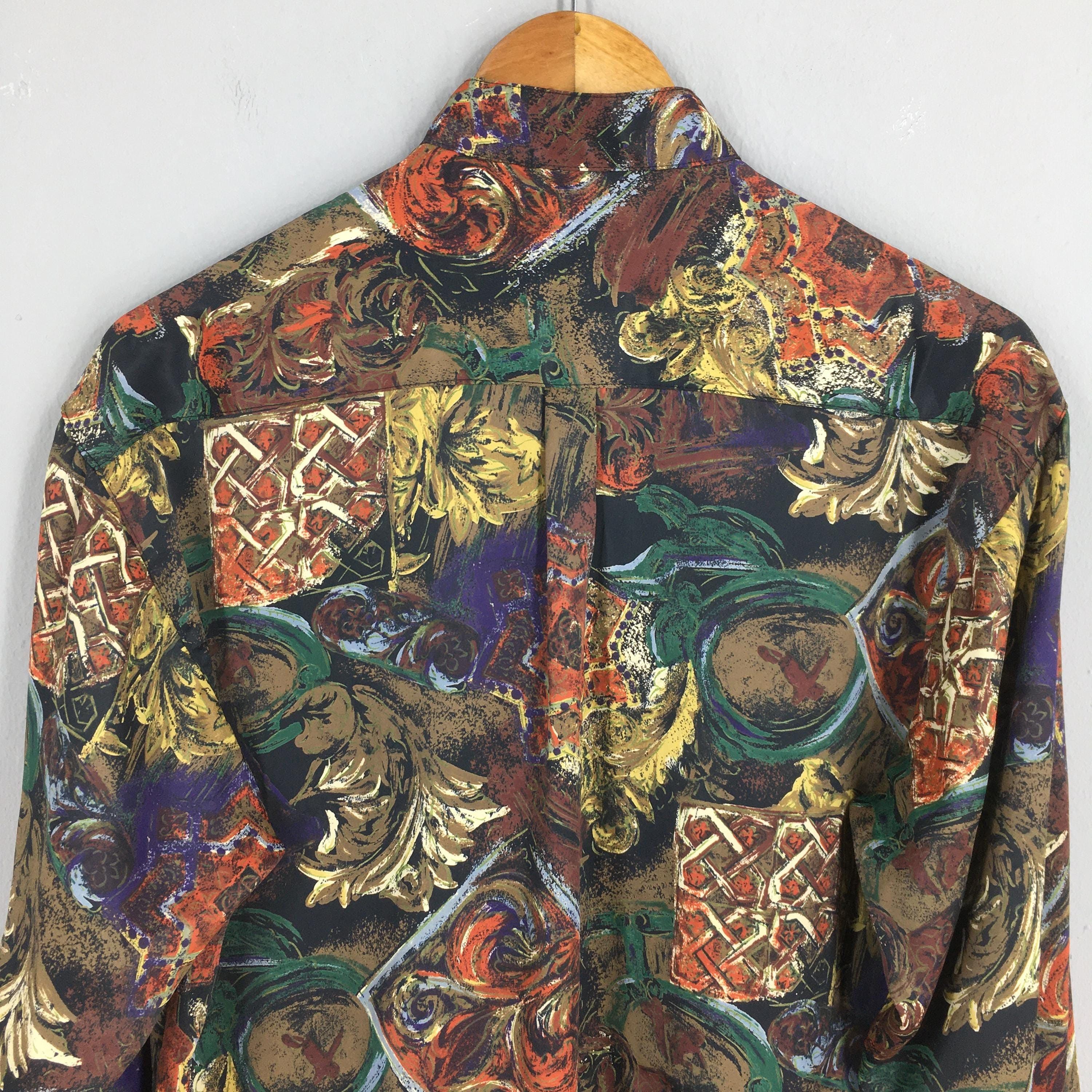 Vintage Vintage Psychedelic Floral Pattern Shirt Medium Size US M / EU 48-50 / 2 - 8 Thumbnail