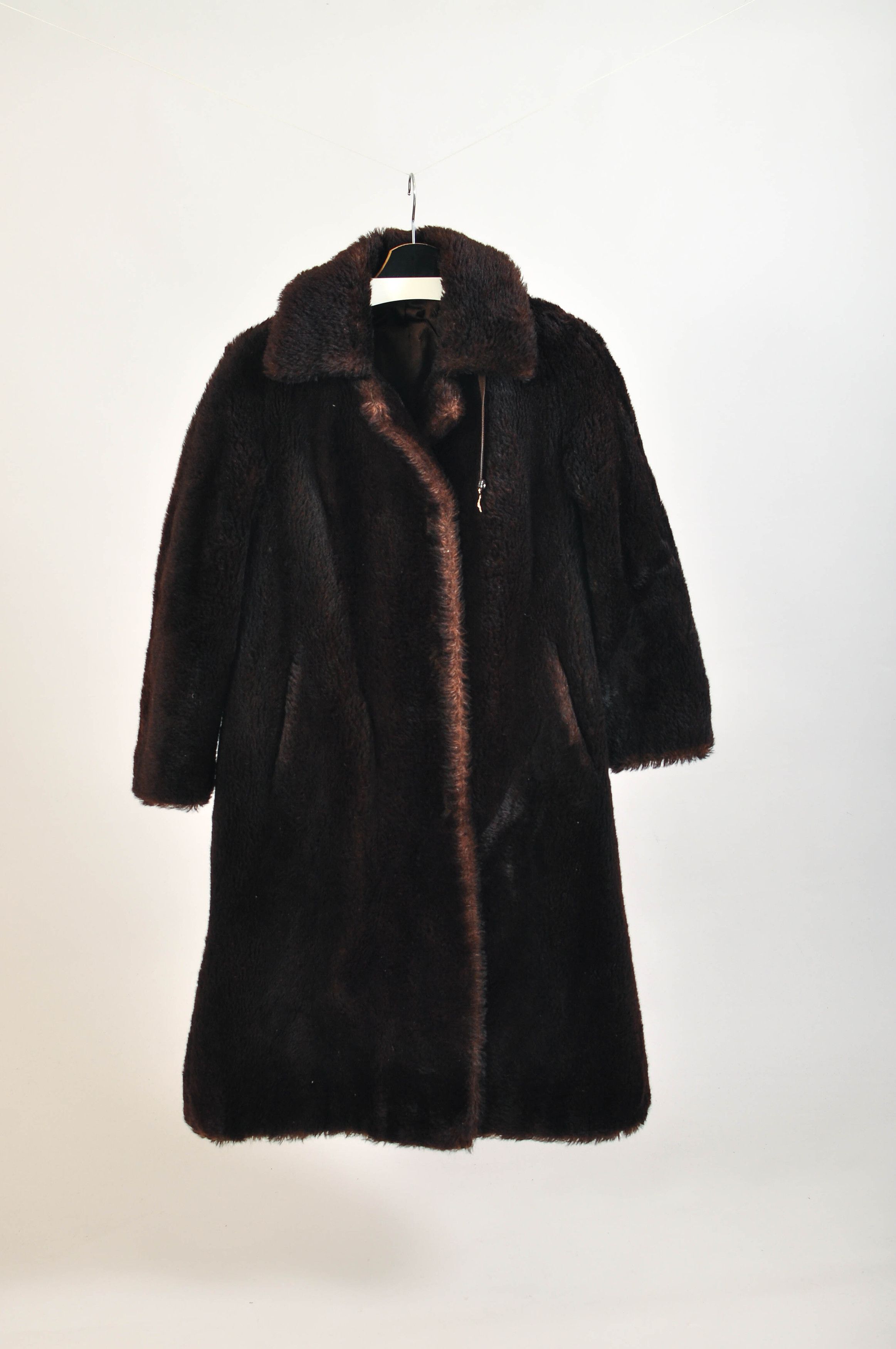 Other Vintage 90s Peter Hahn lama wool fur coat Size M / US 6-8 / IT 42-44 - 1 Thumbnail