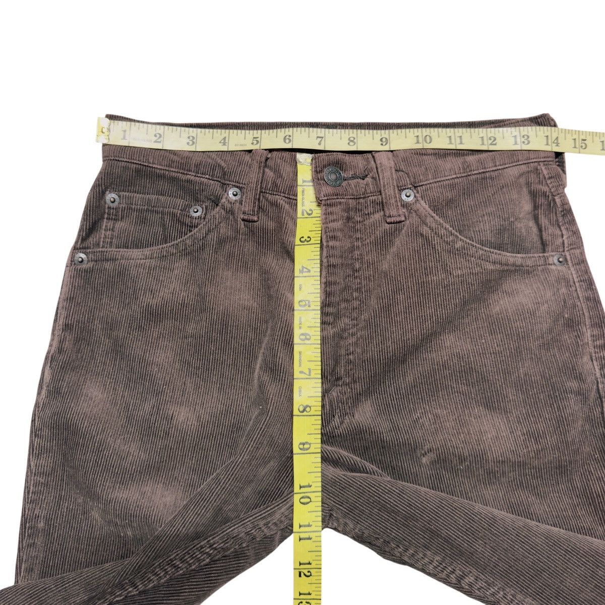Levi's Vintage Levis 517 Brown Corduroy Flare Jeans Hedi Slimane Size US 28 / EU 44 - 16 Thumbnail