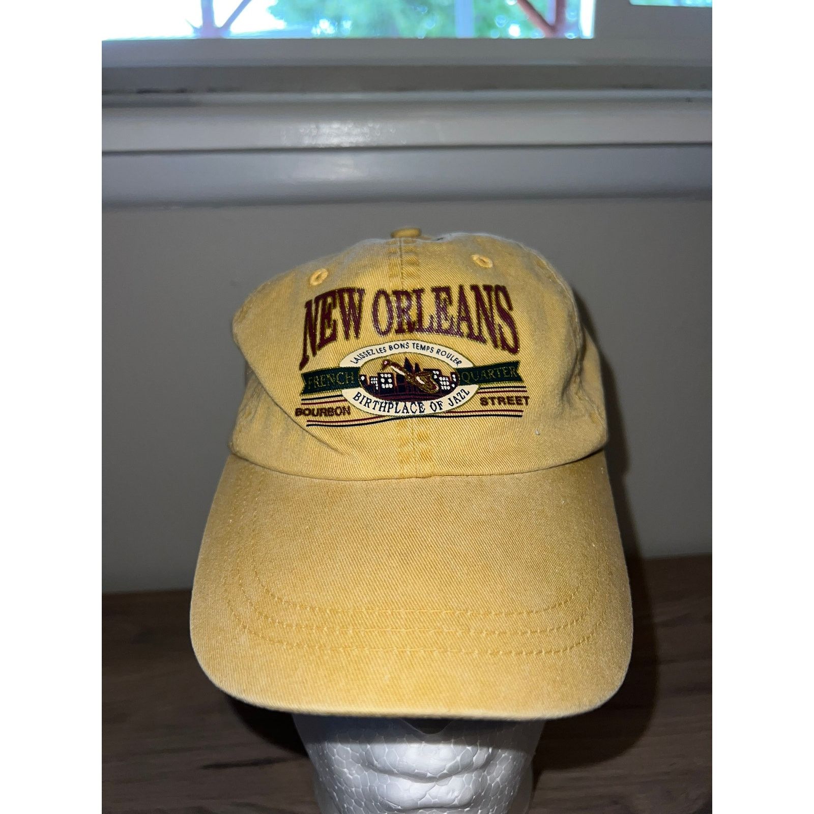 Vintage Vintage New Orleans Bourbon Street Birthplace Jazz Brown Hat Size ONE SIZE - 1 Thumbnail