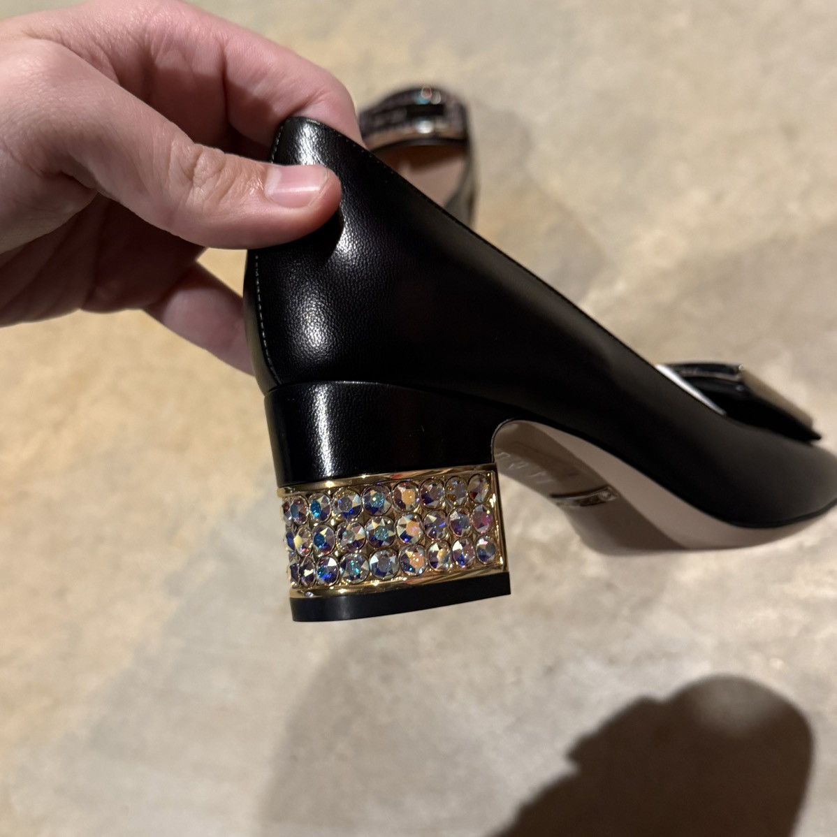 Gucci Brand New Gucci Madeleine Crystal G Leather Pump Heels EU 35 Size US 5 / IT 35 - 10 Thumbnail