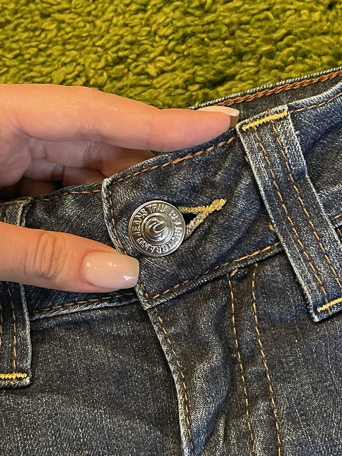 True Religion × Vintage 🇺🇸 True Religion 2000s vintage jeans denim Y2K made in USA Size 28" / US 6 / IT 42 - 6 Thumbnail