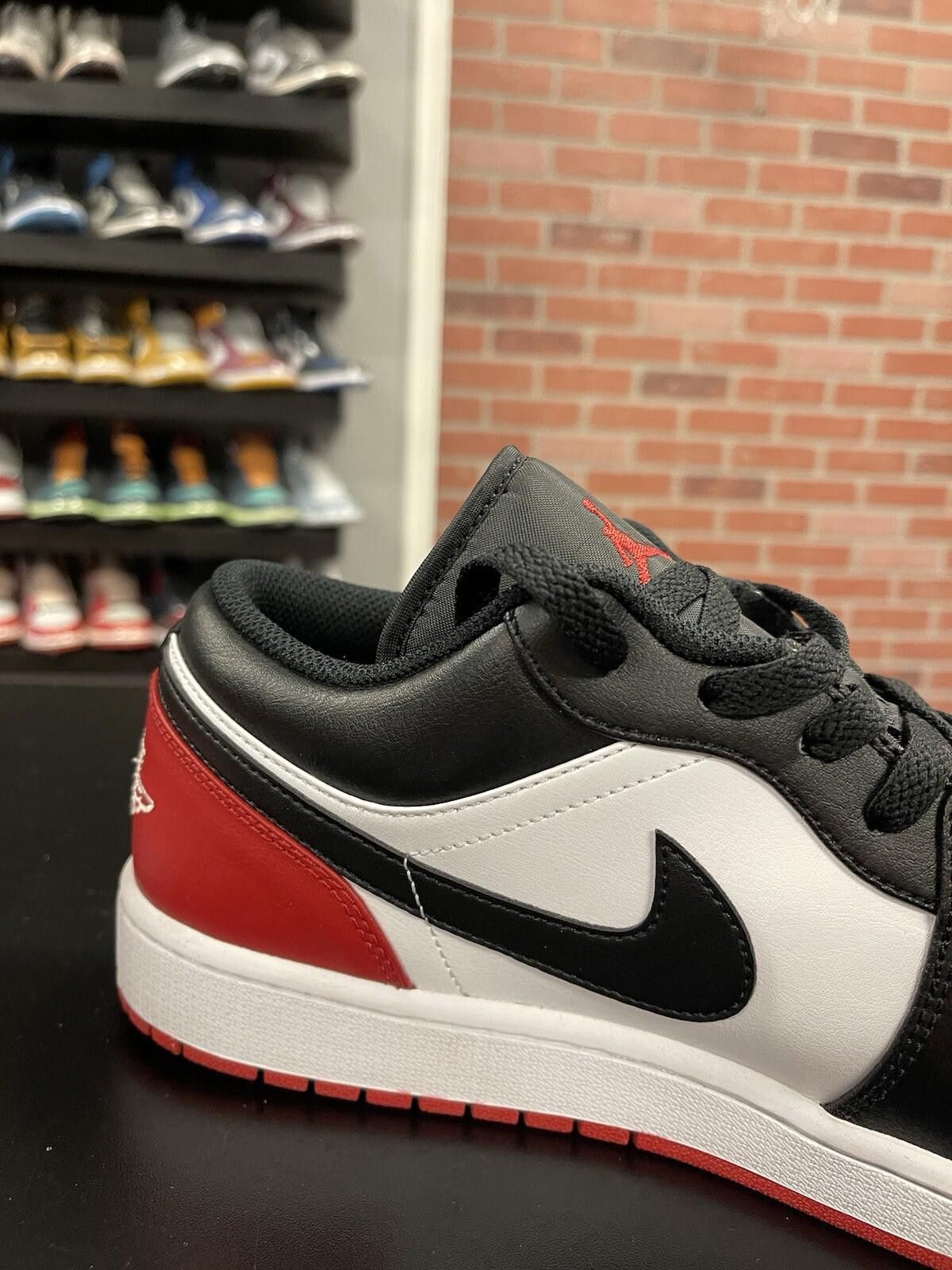 Nike Size 12 - Nike Air Jordan 1 Low Chicago Bred Toe 2.0 Men's Size US 12 / EU 45 - 7 Thumbnail