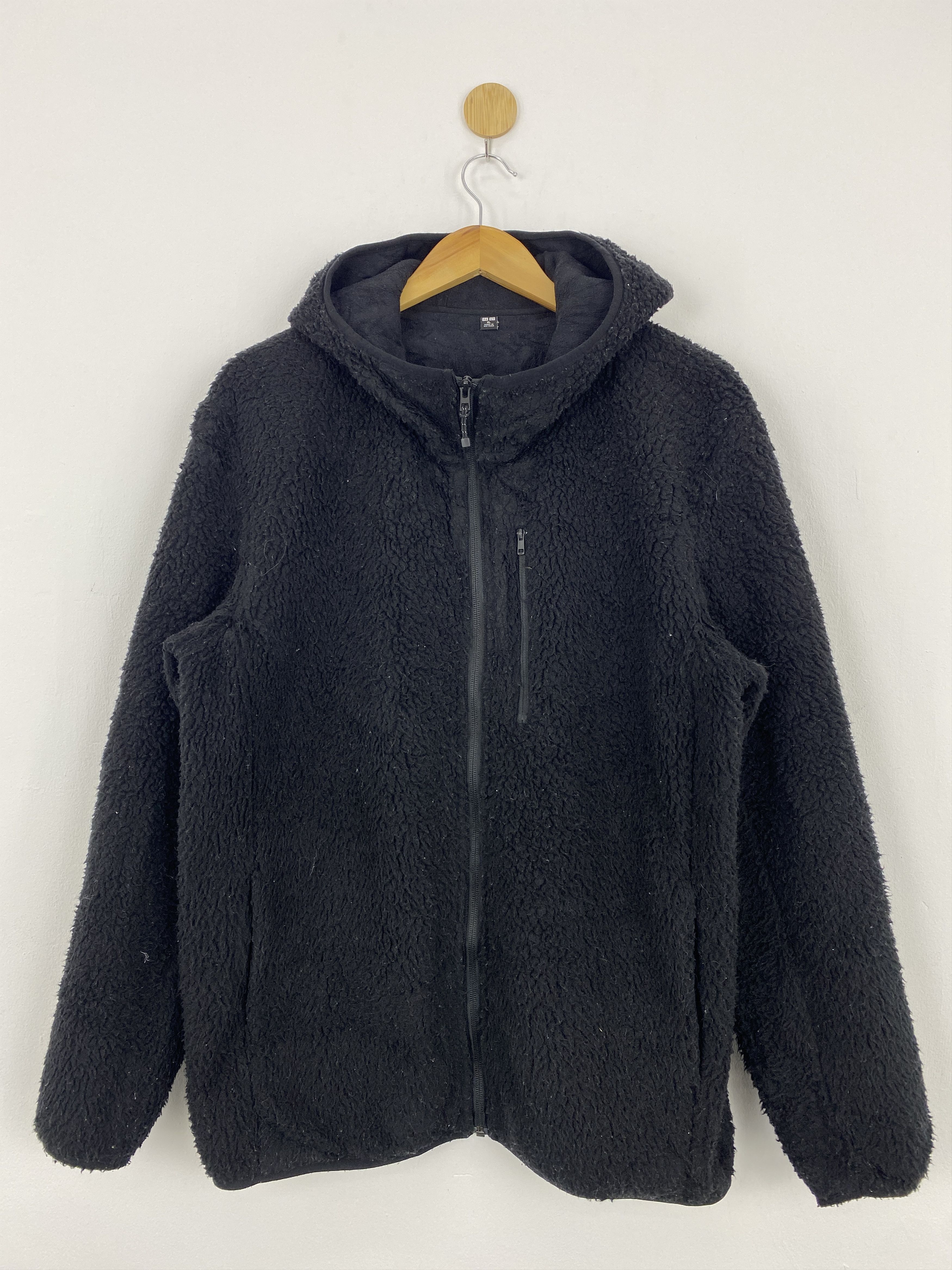 Uniqlo Vintage Uniqlo Fleece Sherpa Zipper Jacket J1828 Size US XL / EU 56 / 4 - 1 Thumbnail