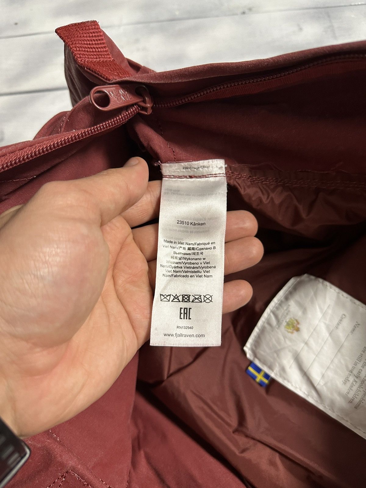 Fjallraven Rare Fjallraven 23510 Kanken Bag Washed Style Y2K Size ONE SIZE - 14 Thumbnail