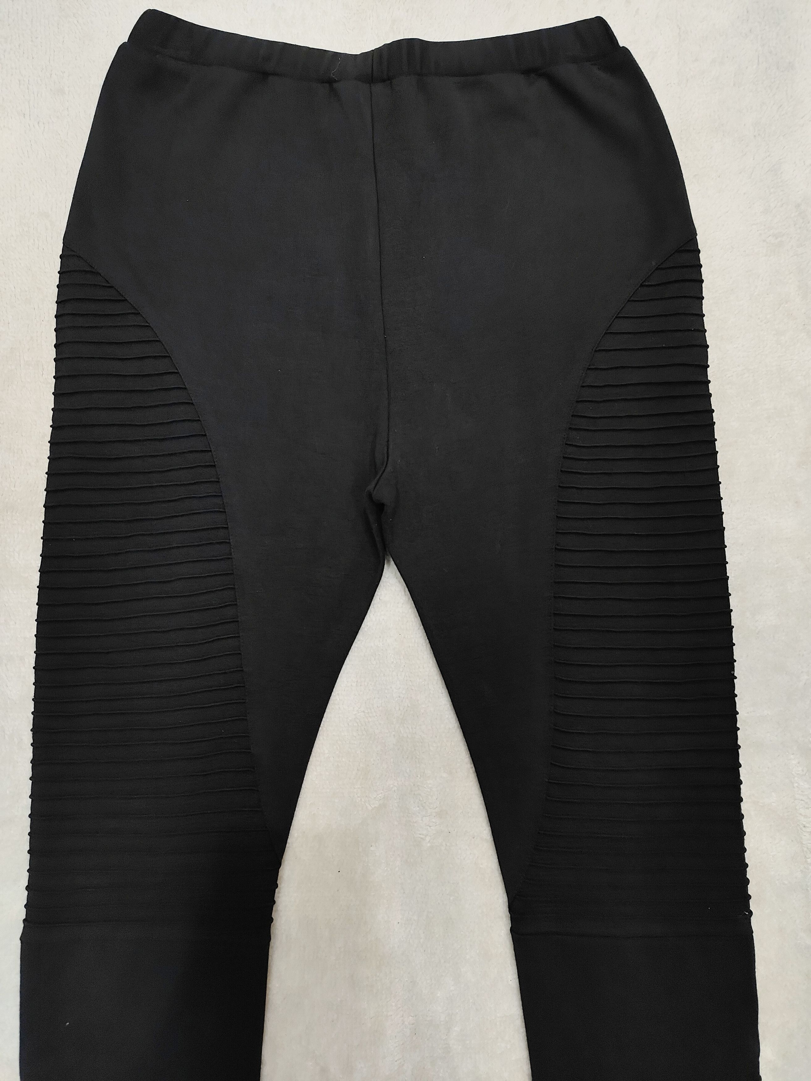 Robert Rodriguez Robert Rodriguez🔥Panelled Ribbed Moto Glam Rock Leggings Size 28" / US 6 / IT 42 - 5 Thumbnail