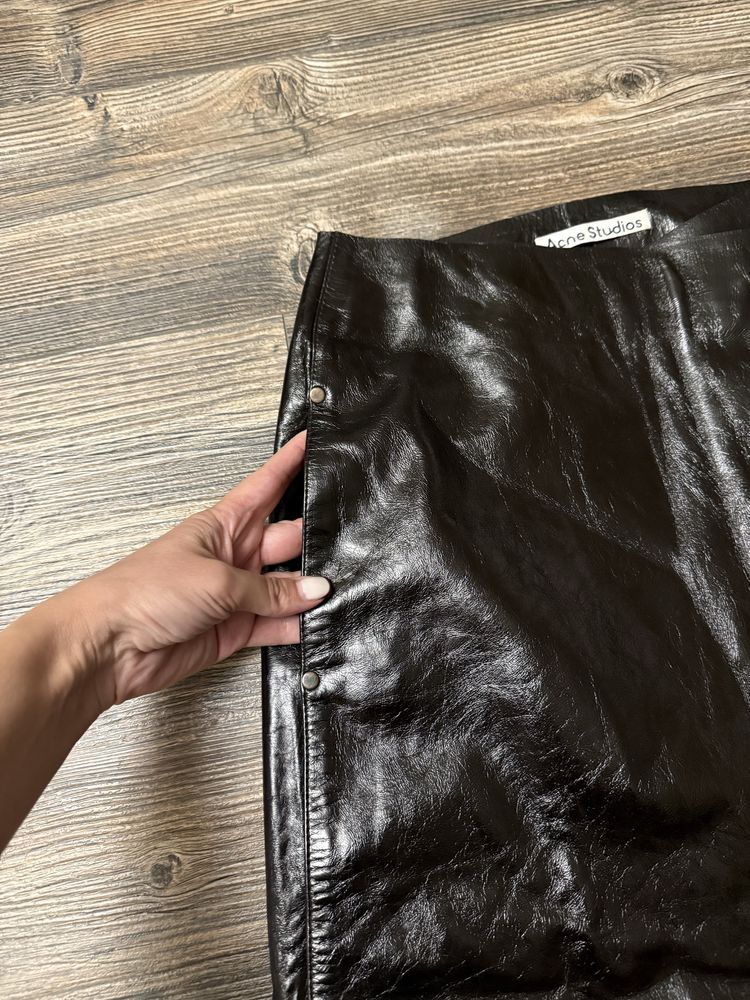 Acne Studios Acne Studios Calf Leather Skirt Size 34" / US 12 / IT 48 - 6 Thumbnail